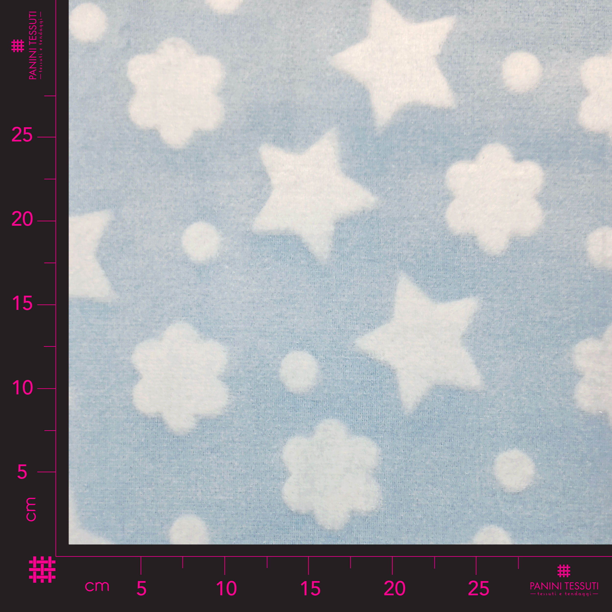 Pile Stelle e Nuvolette Azzurro Baby Image