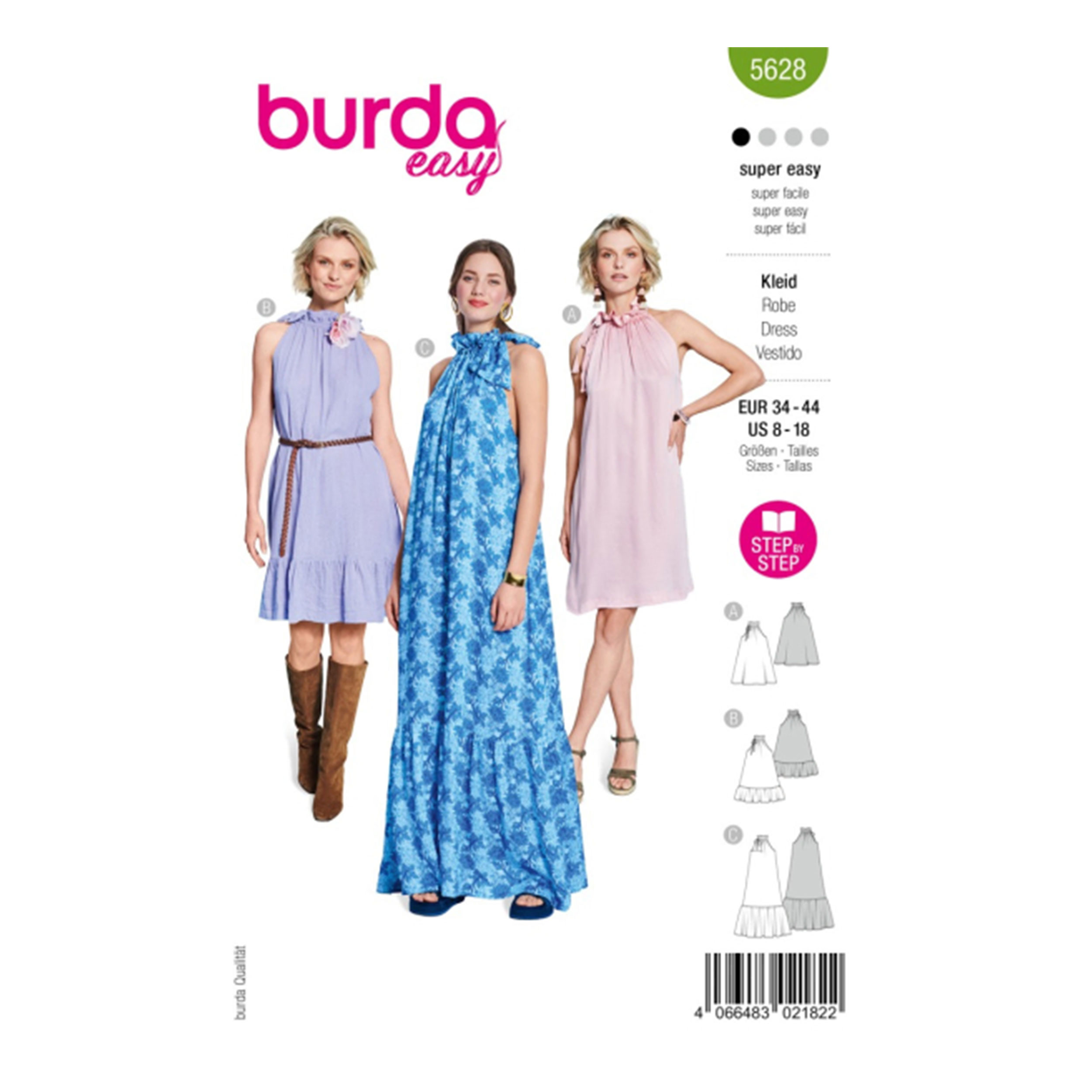 Cartamodello Burda Super Easy Abito Estivo Image