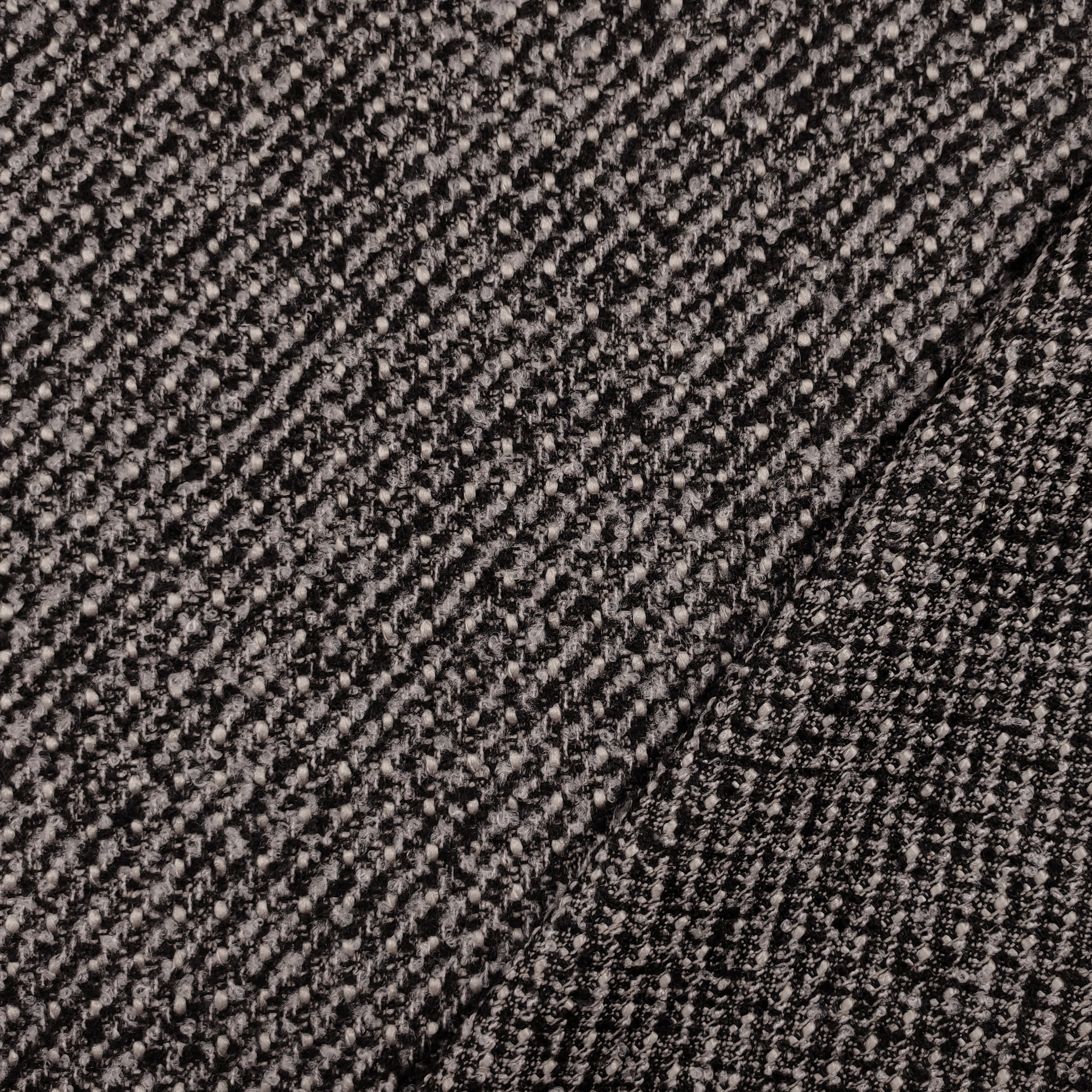 Cappotto Tweed Beige e Nero