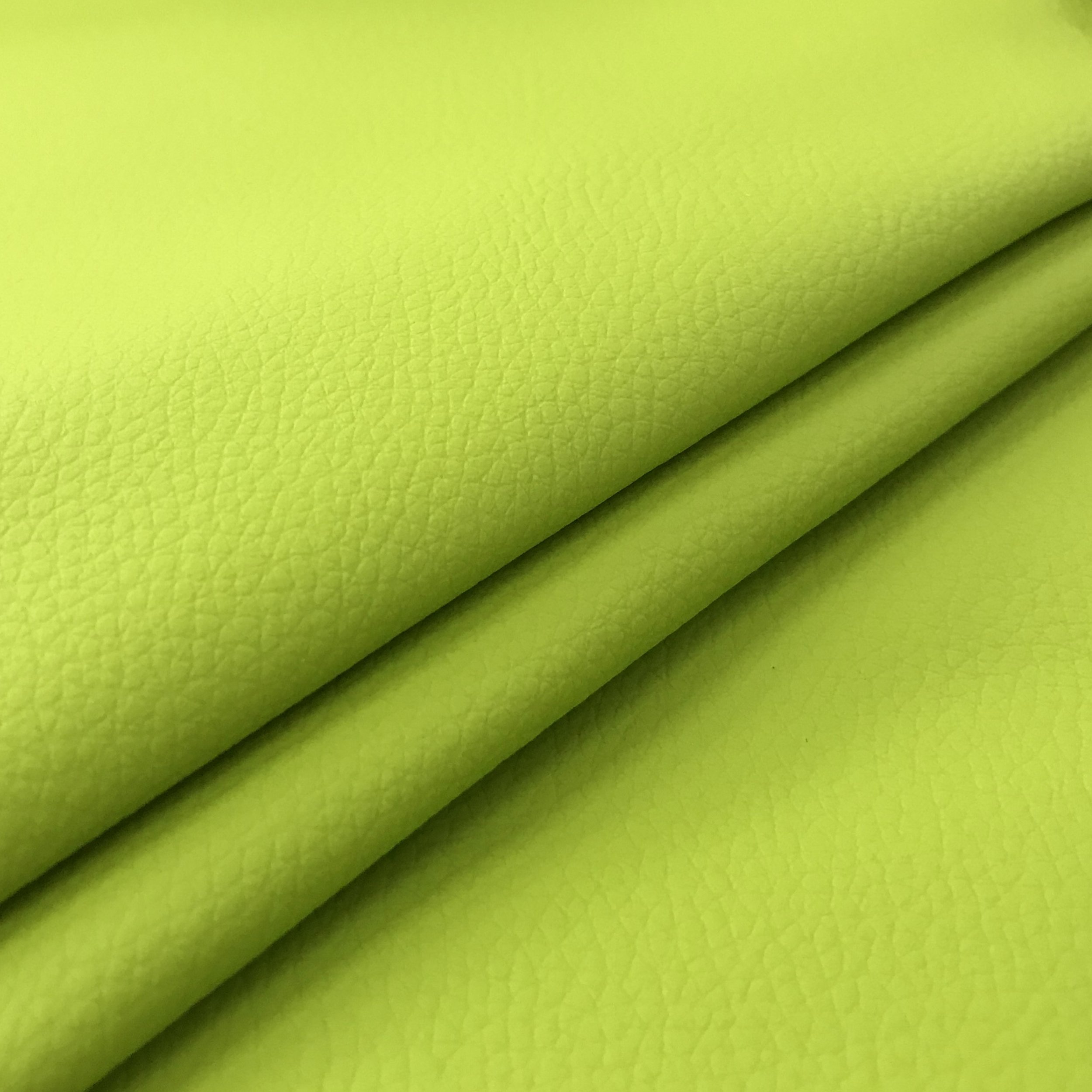 Finta Pelle Medio Peso Lux Verde Acido