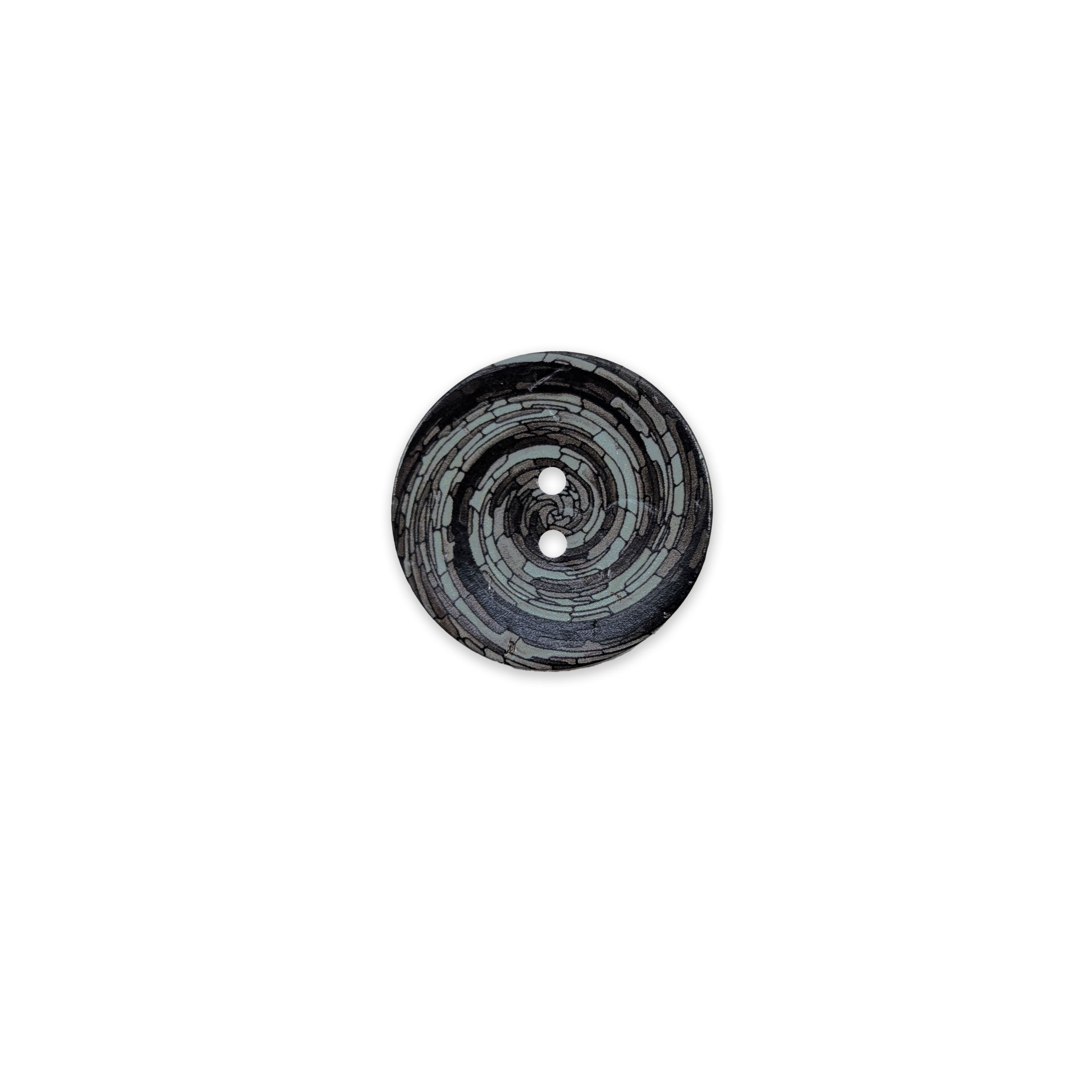 Bottone Spirale Grigio 2 Fori Image