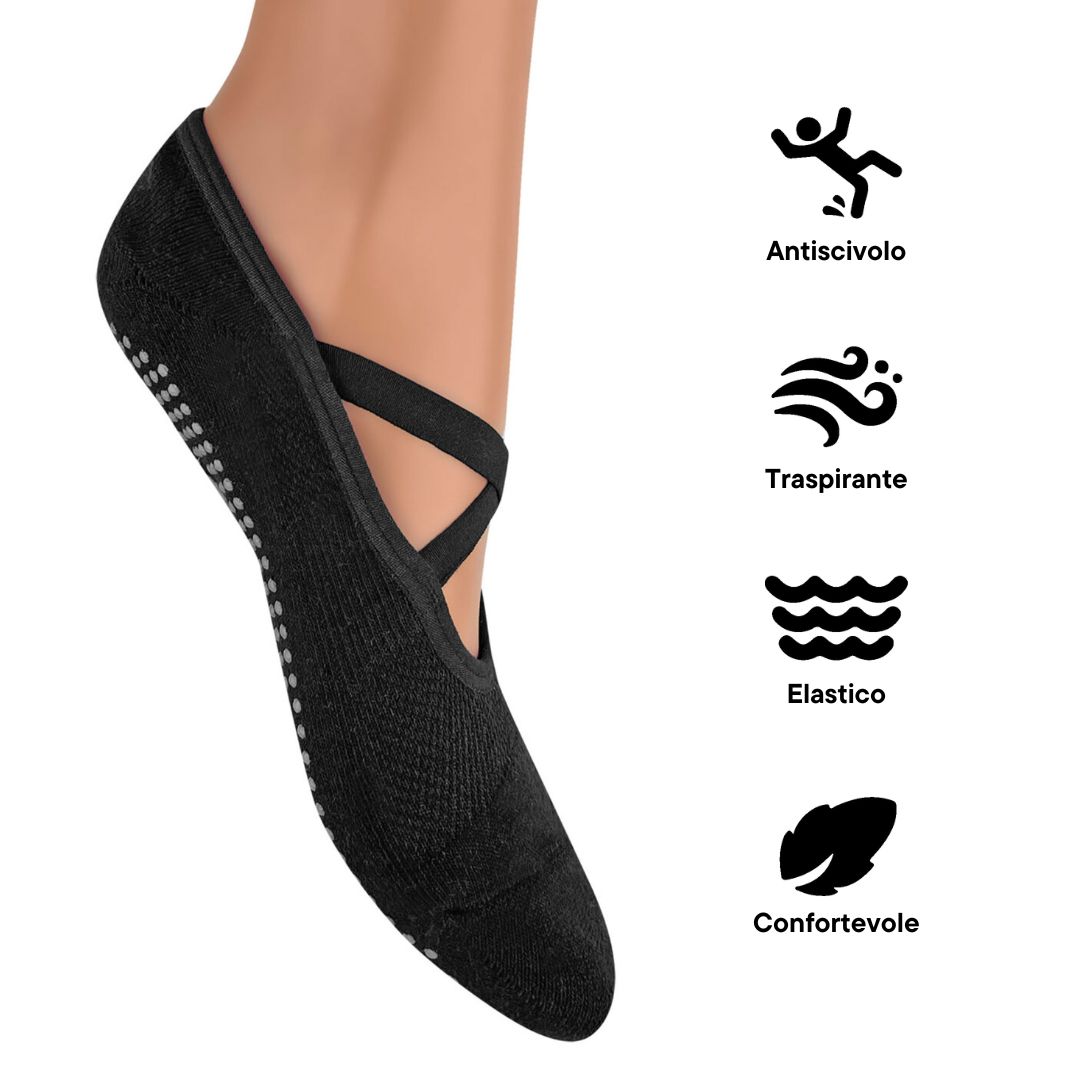 Calzini Invernali Antiscivolo Con Fodera In Pile | 1 Paio Unisex Taglia 43-46 | Calze Morbide Per Casa E Pantofole