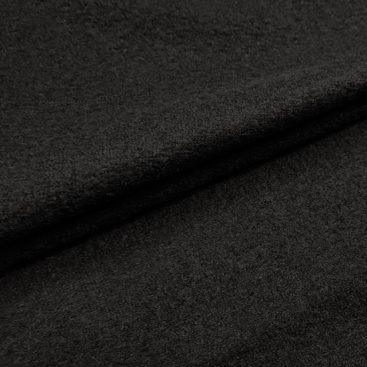 Tessuto di lana nero