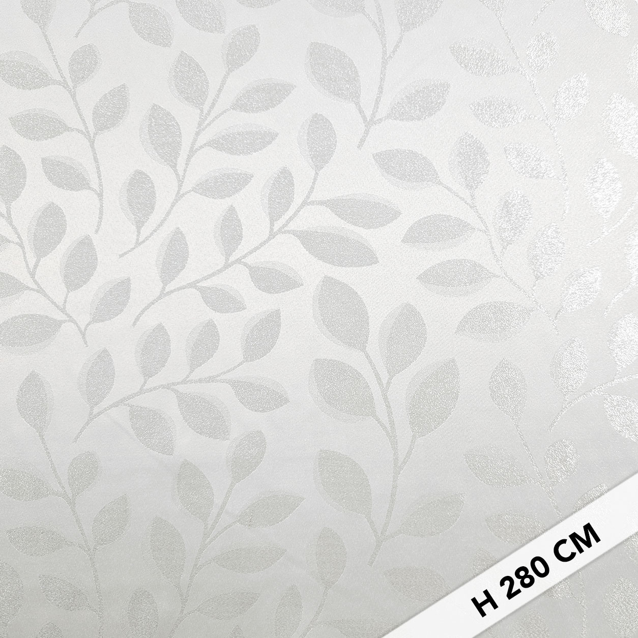 Jacquard Foglie Argento Lurex Image