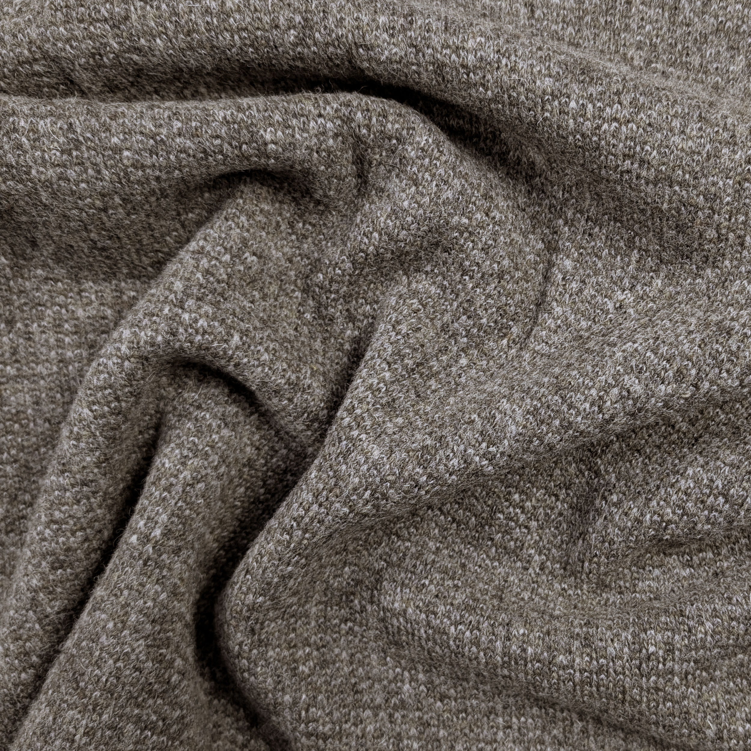 Panno Misto Lana Grigio Melange Image