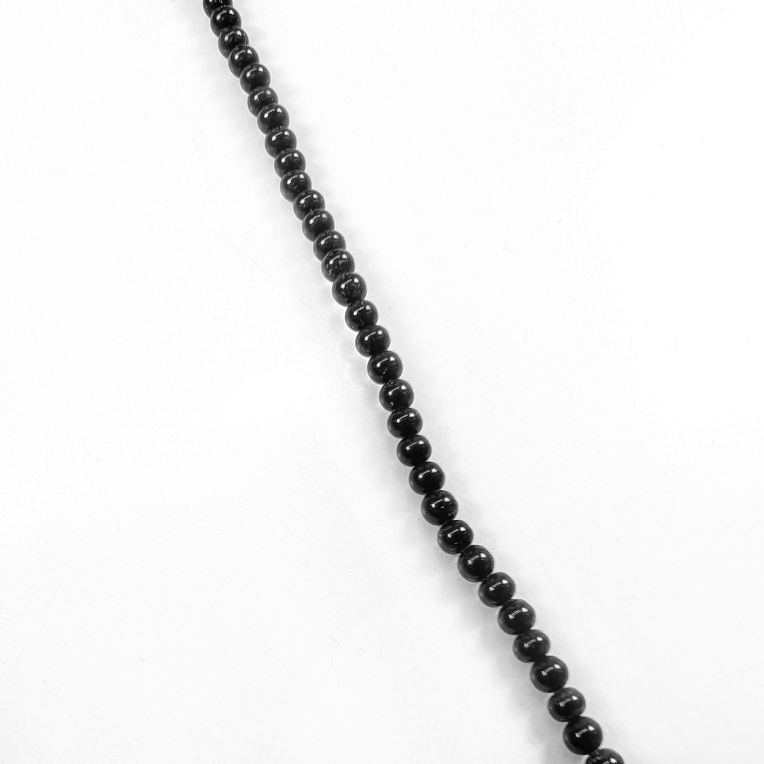 Filo di Perline Nere Ø 0,4 cm Image