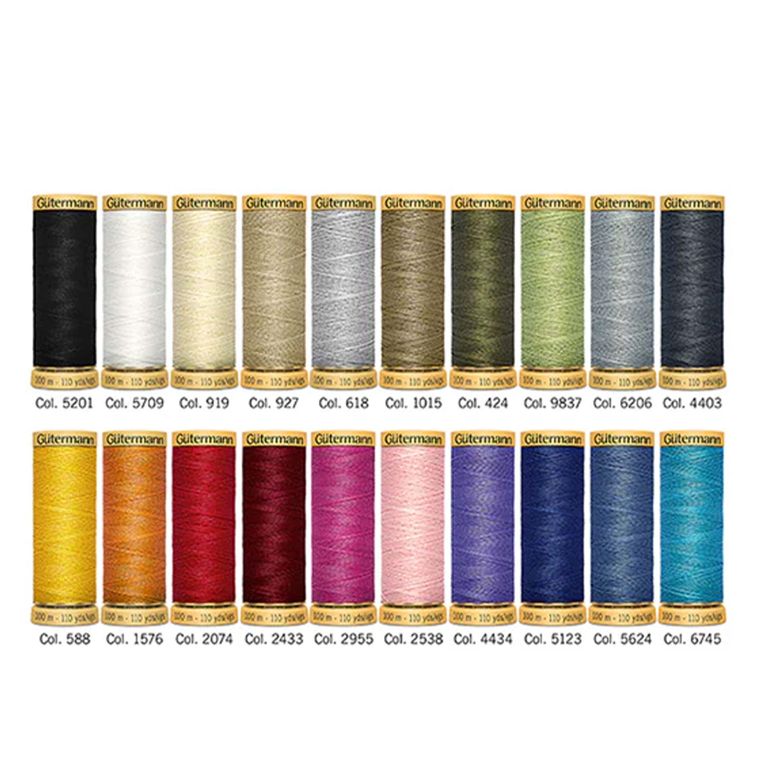 Gutermann Filo Cotone 100 m 20 Bobine