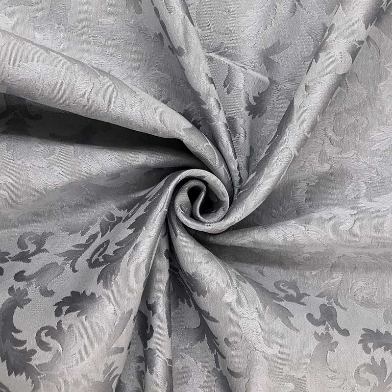 Tessuto Damascato Classico Grigio Panini Tessuti