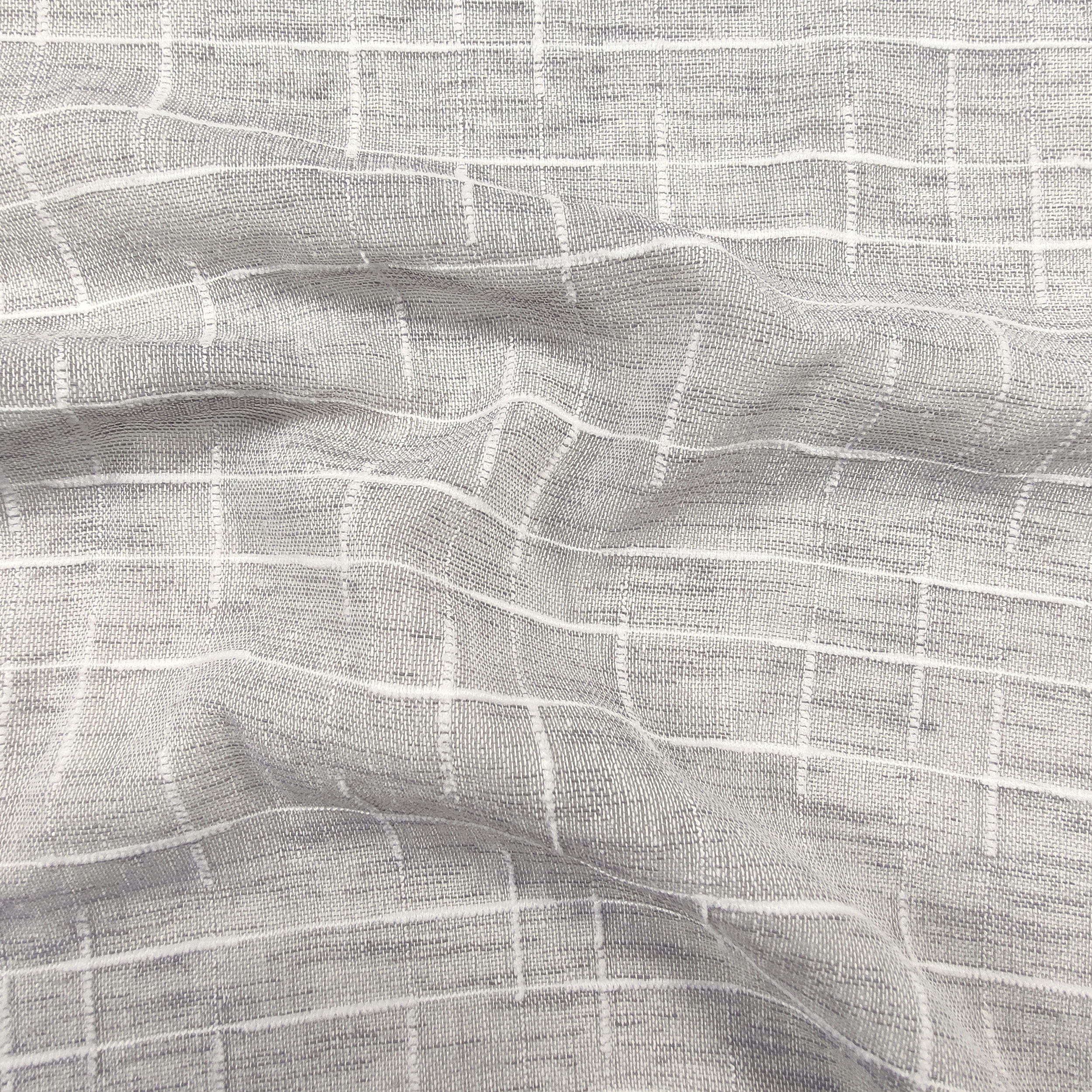 Tessuto Tendino Milù Grigio Perla