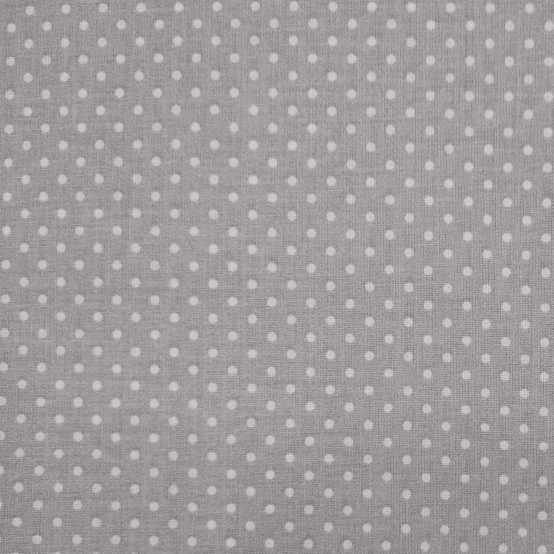 Tessuto-Cotone-Mini-Pois-Bianchi-Sfondo-Grigio