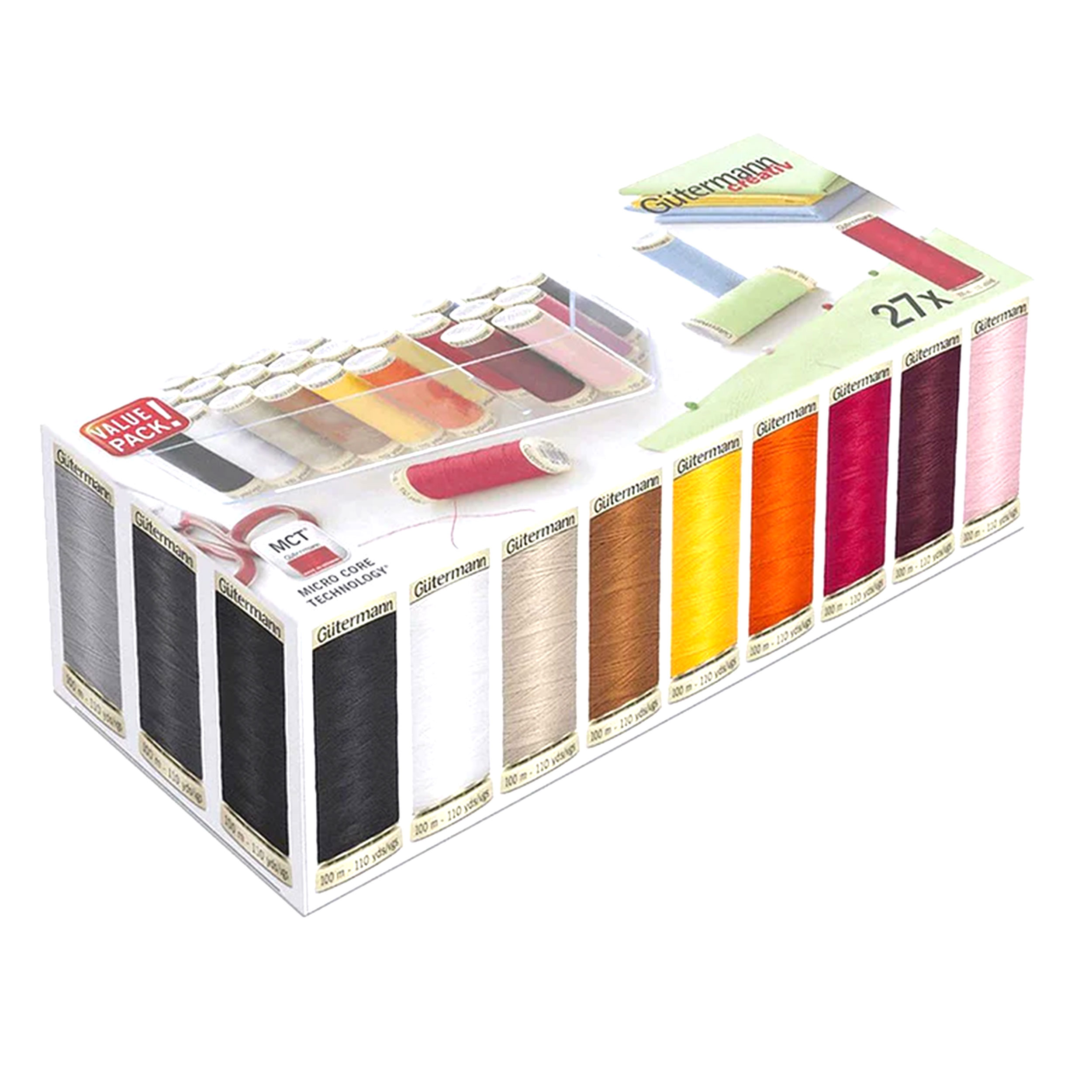 Gutermann Creative Box 27 Bobine Cucitutto 100 m  Image