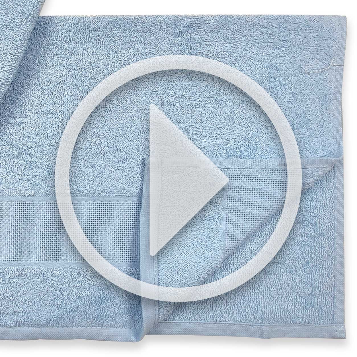 coppia-di-asciugamani-azzurri-video