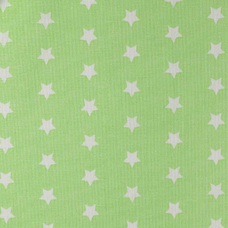 tessuto-cotone-stelle-sfondo-verde