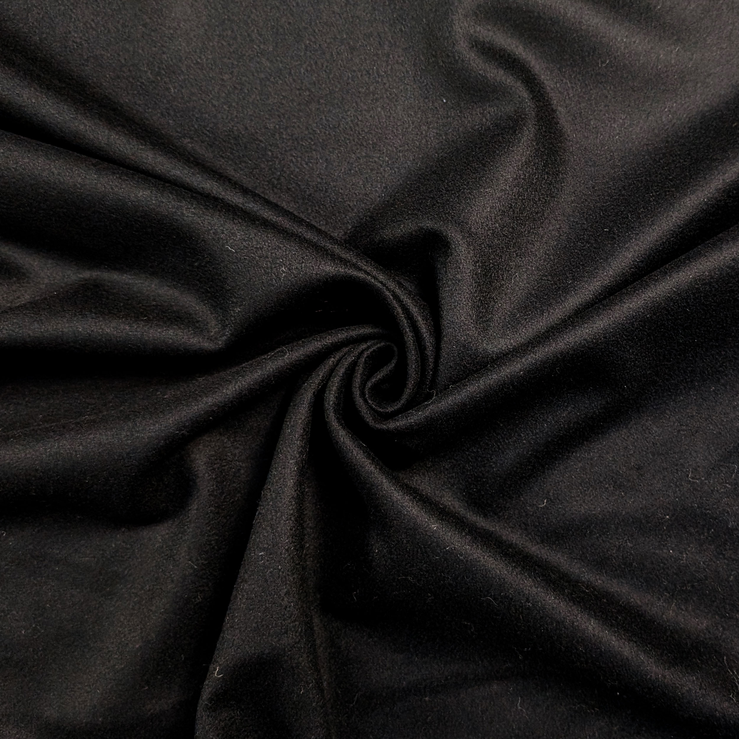 Cappotto in Pura Lana Tinta Nera Image
