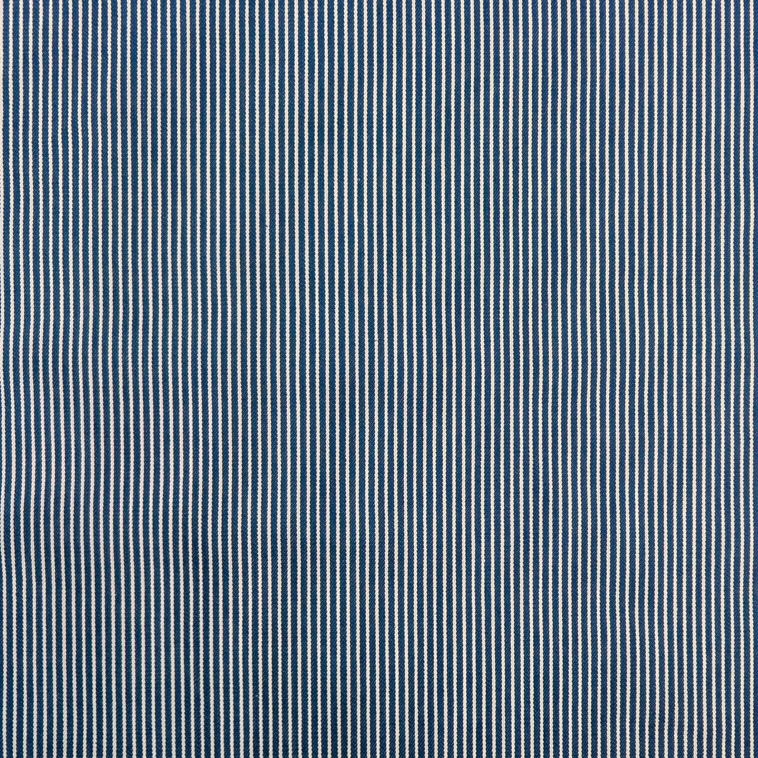 Denim Blu Righe Verticali Bianche Image
