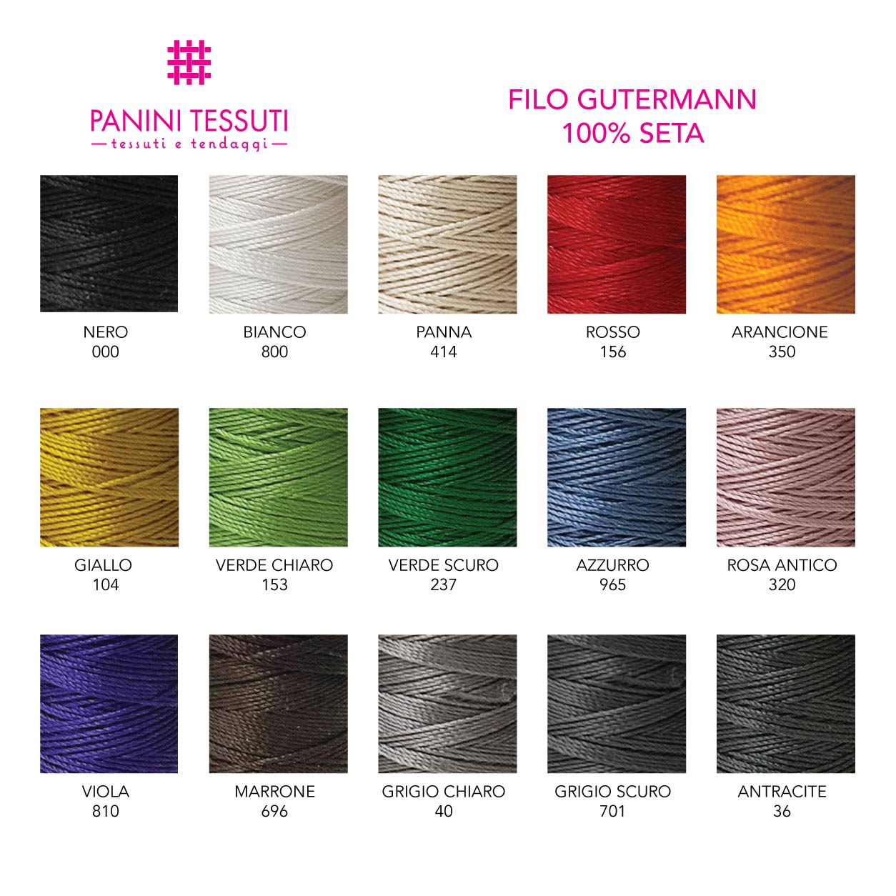 Filo Gutermann 100 seta