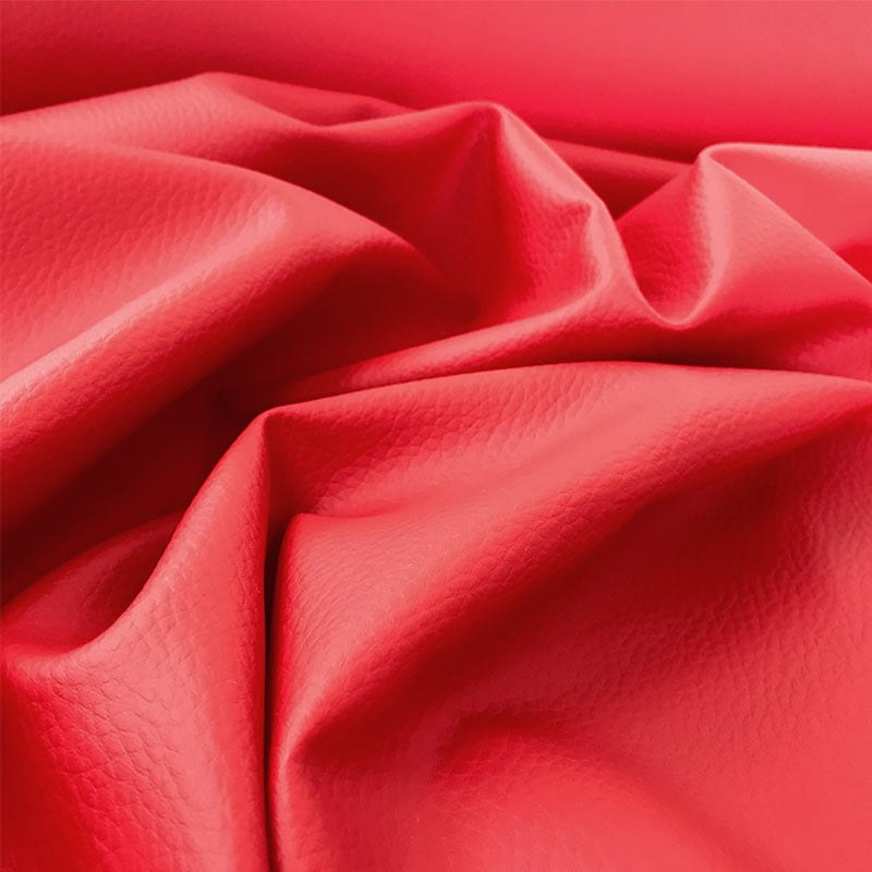 Fine Rotolo Finta Pelle Morbida Rosso Image