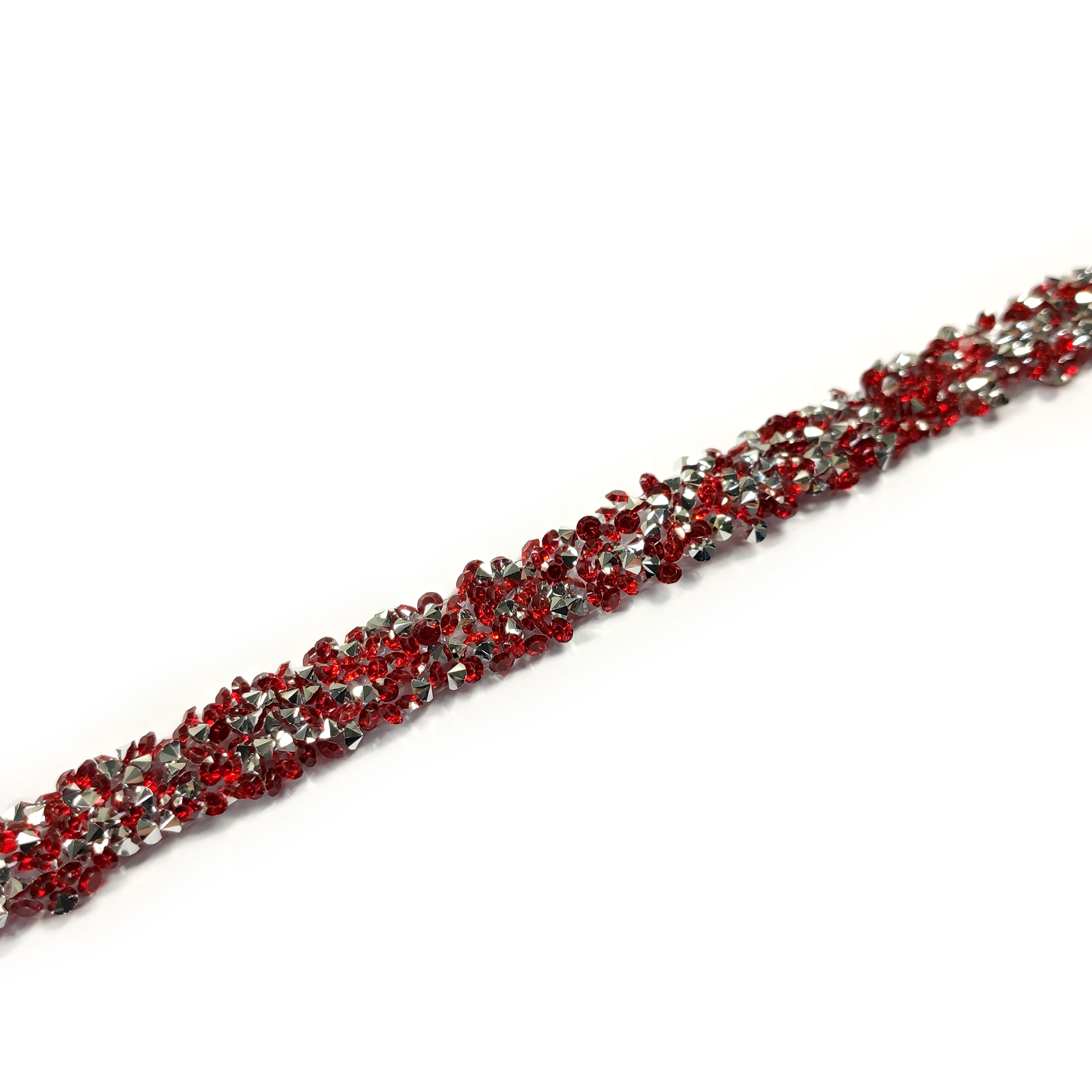 Passamaneria Perle e Strass tipo Swarovski Termoadesiva Image