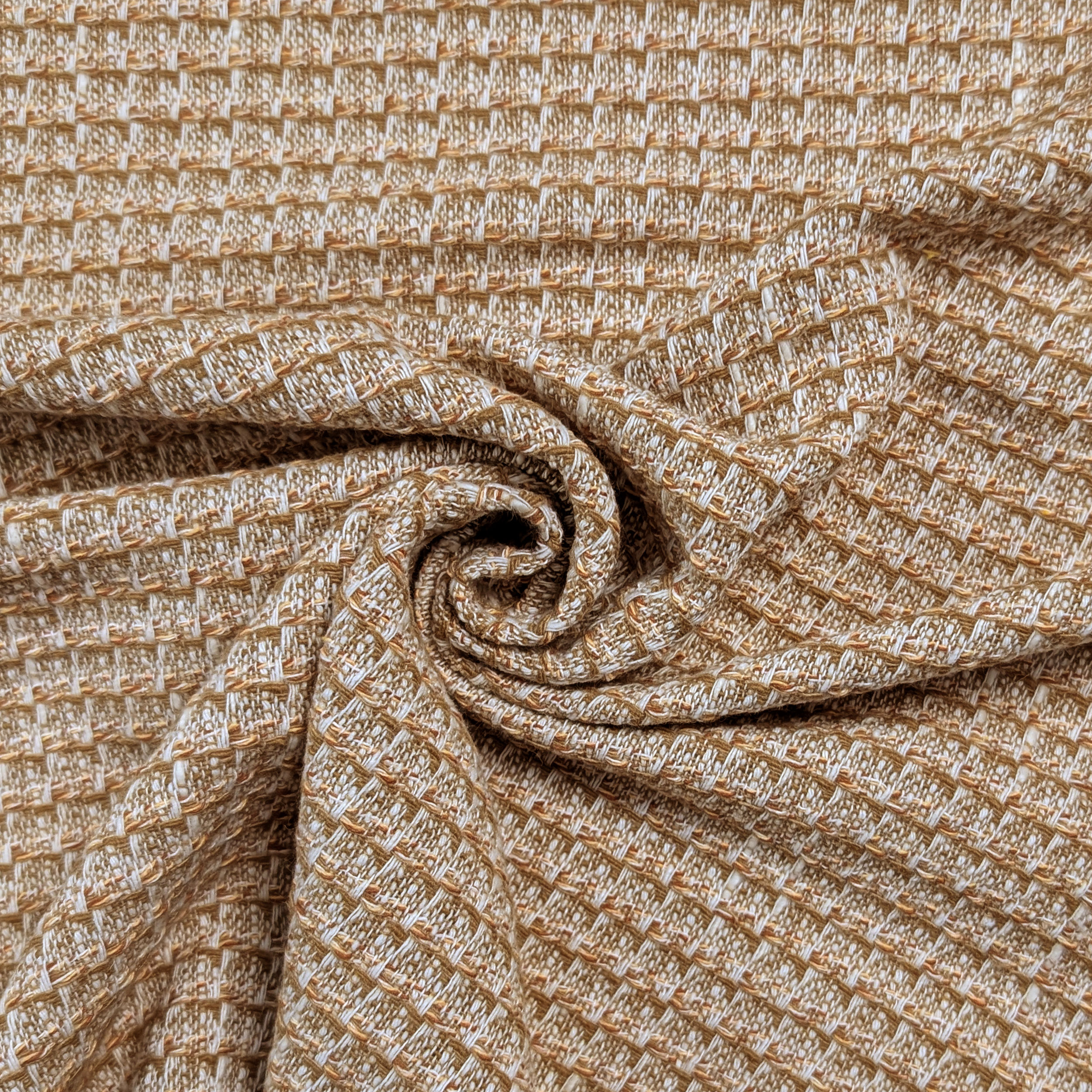Tweed in Puro Cotone Biscotto Image