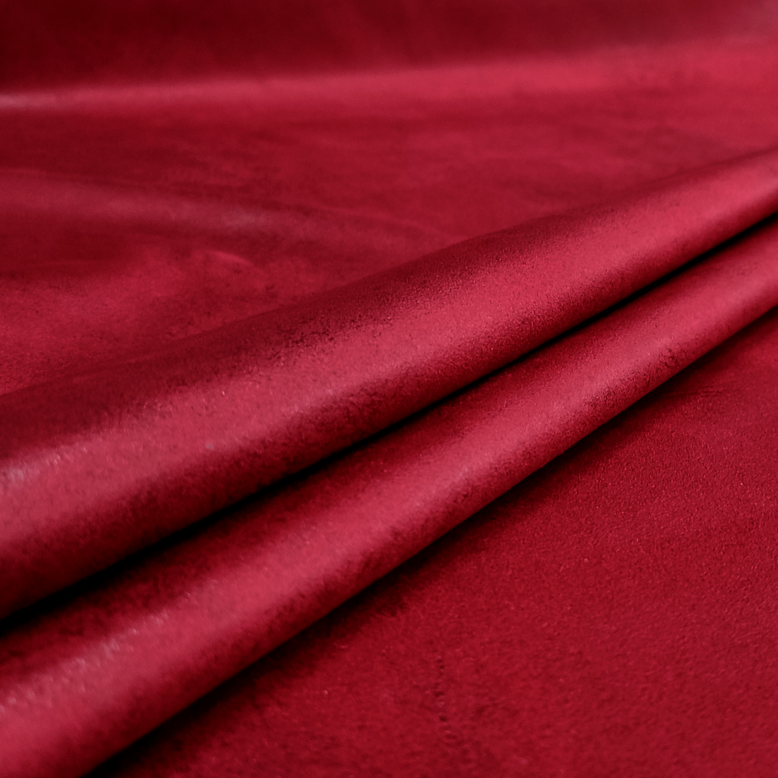  Tessuto Effetto Alcantara Spalmato Rosso