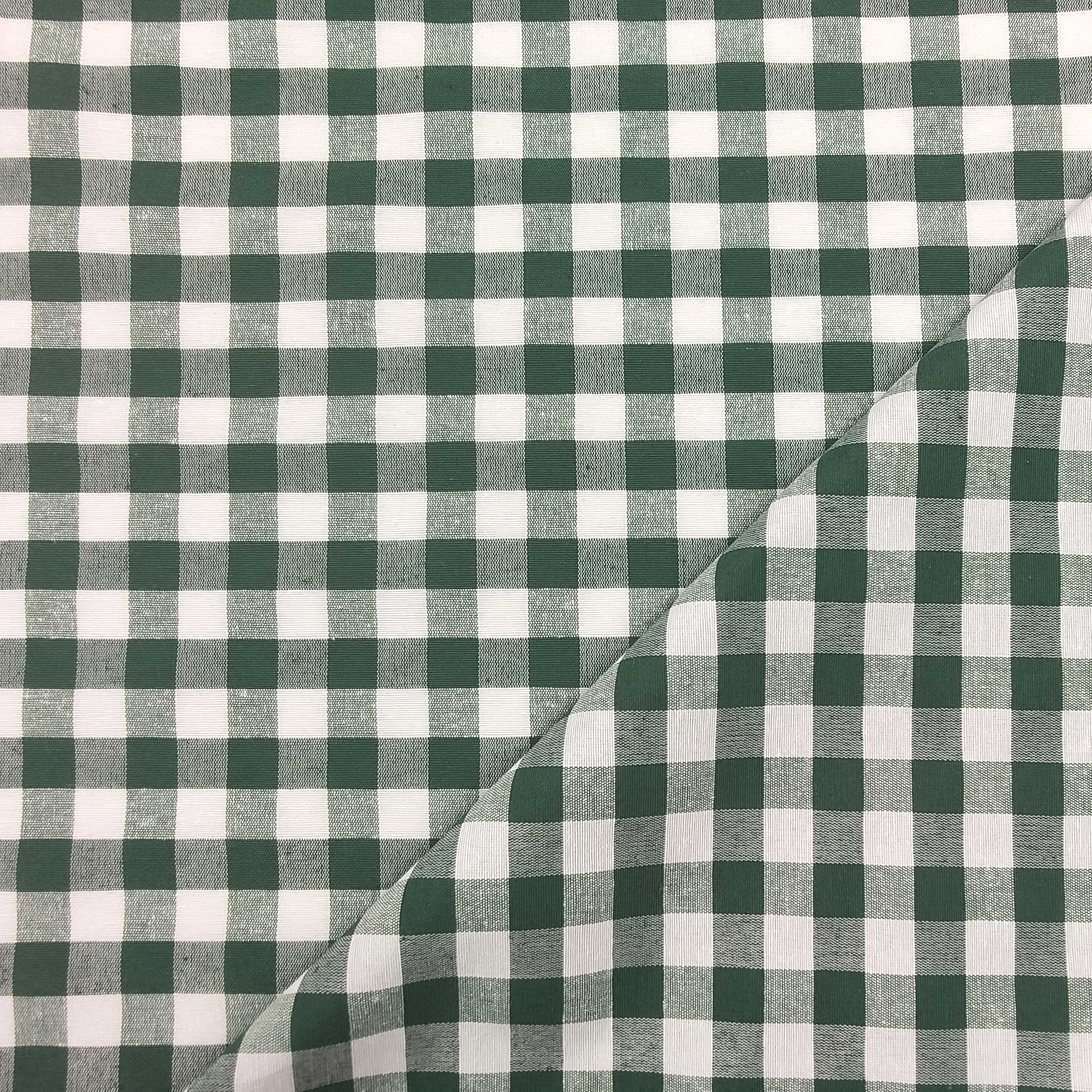 Tessuto Tinto in Filo per Tovaglia Fantasia Quadretti Image