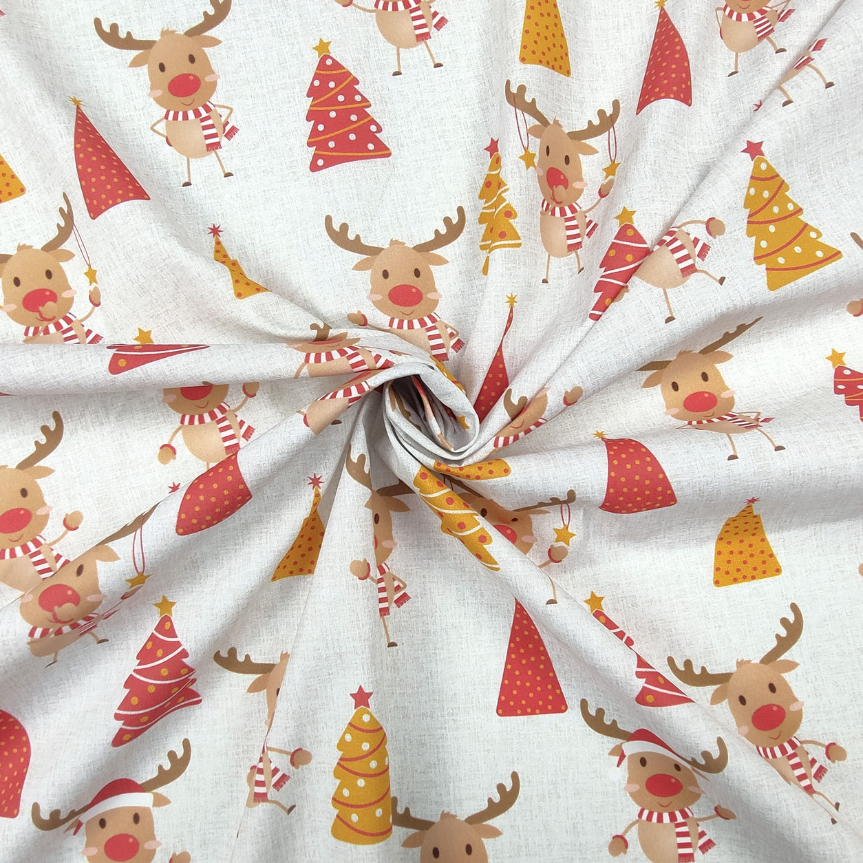 Tessuto Policotone Natalizio A Fantasia - 45 Pollici, Leggero, Perfetto Per Lavoretti E Decorazioni - Foto 9