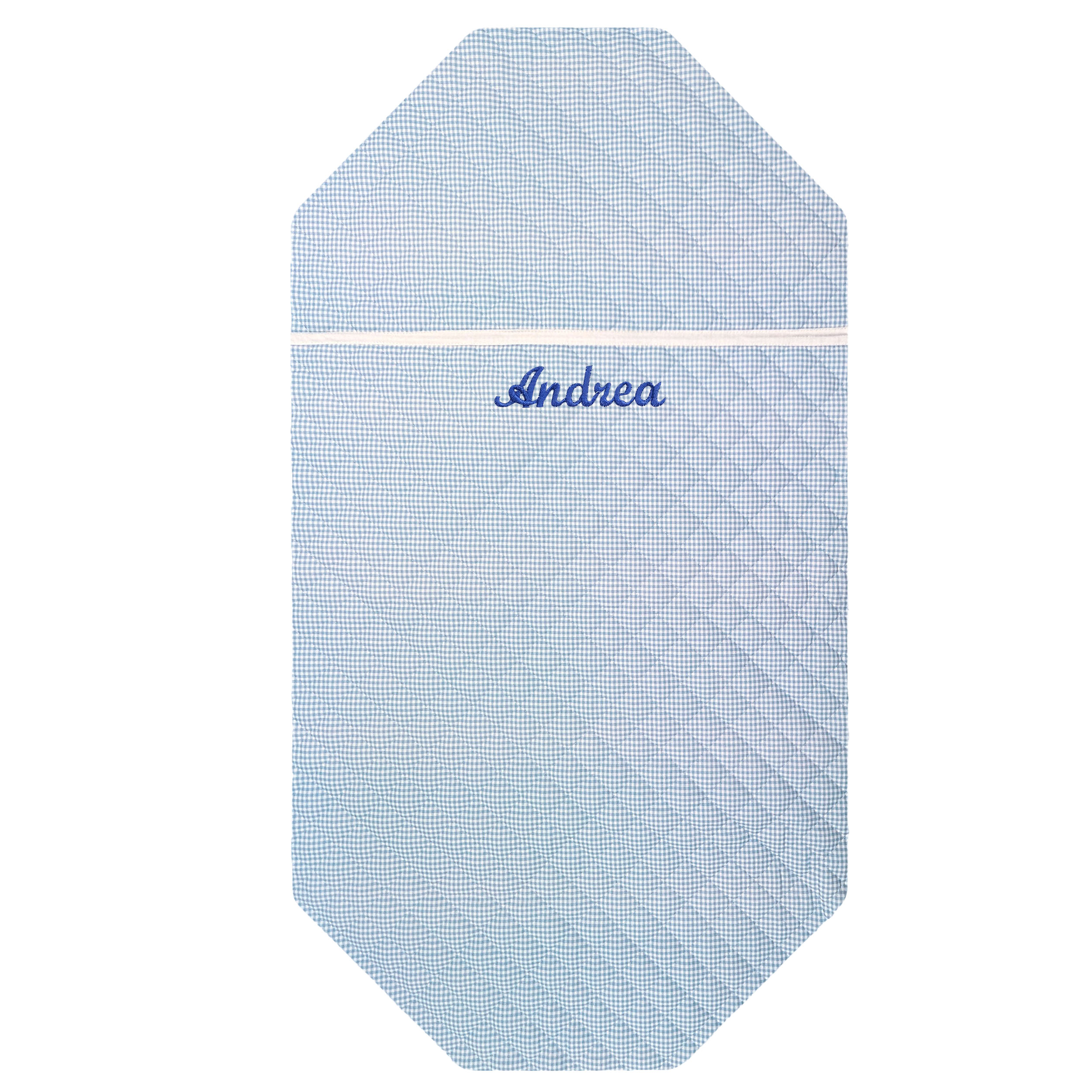 Sacco Nanna Sagomato per Brandine Quadretti Azzurro Image