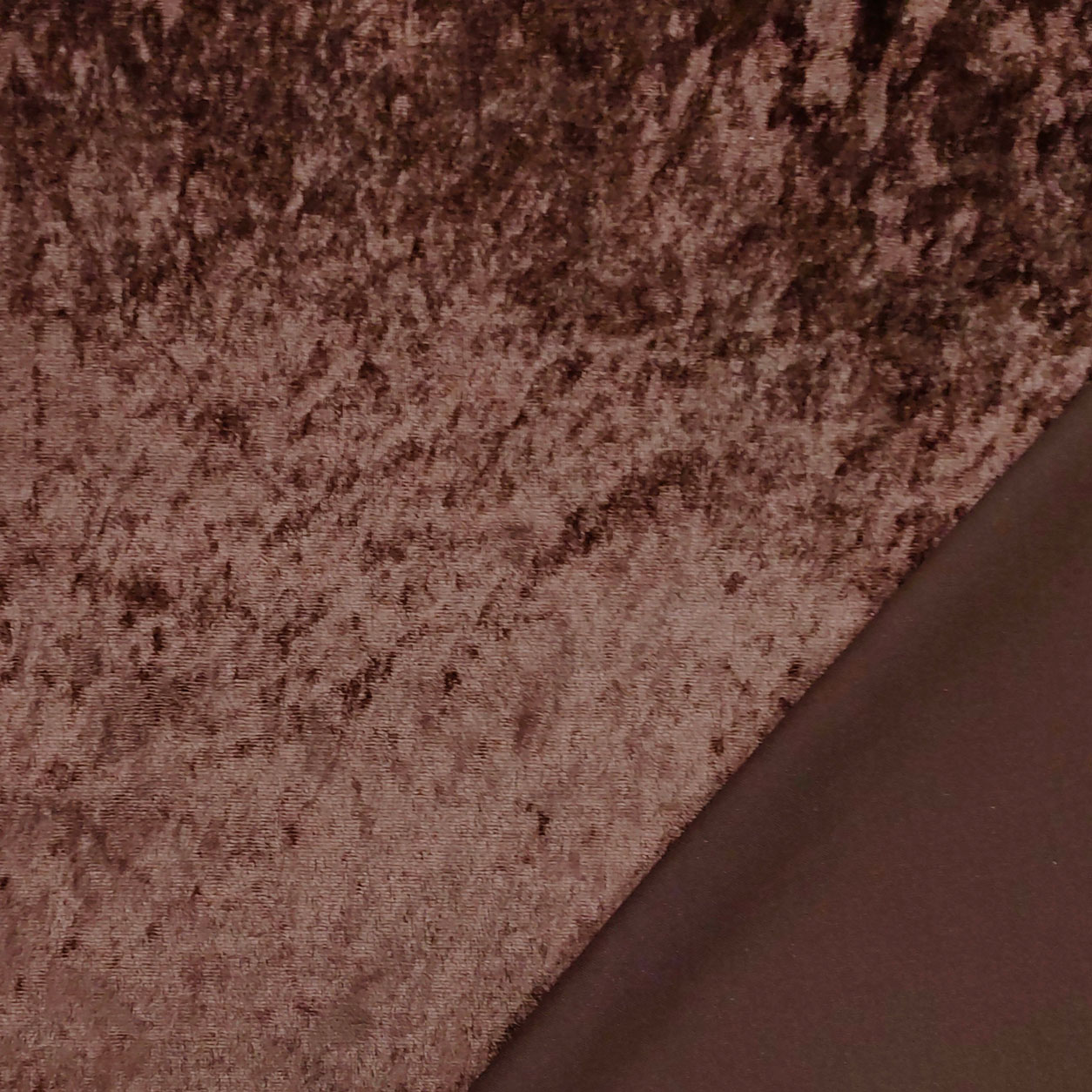 Ciniglia tessuto marrone