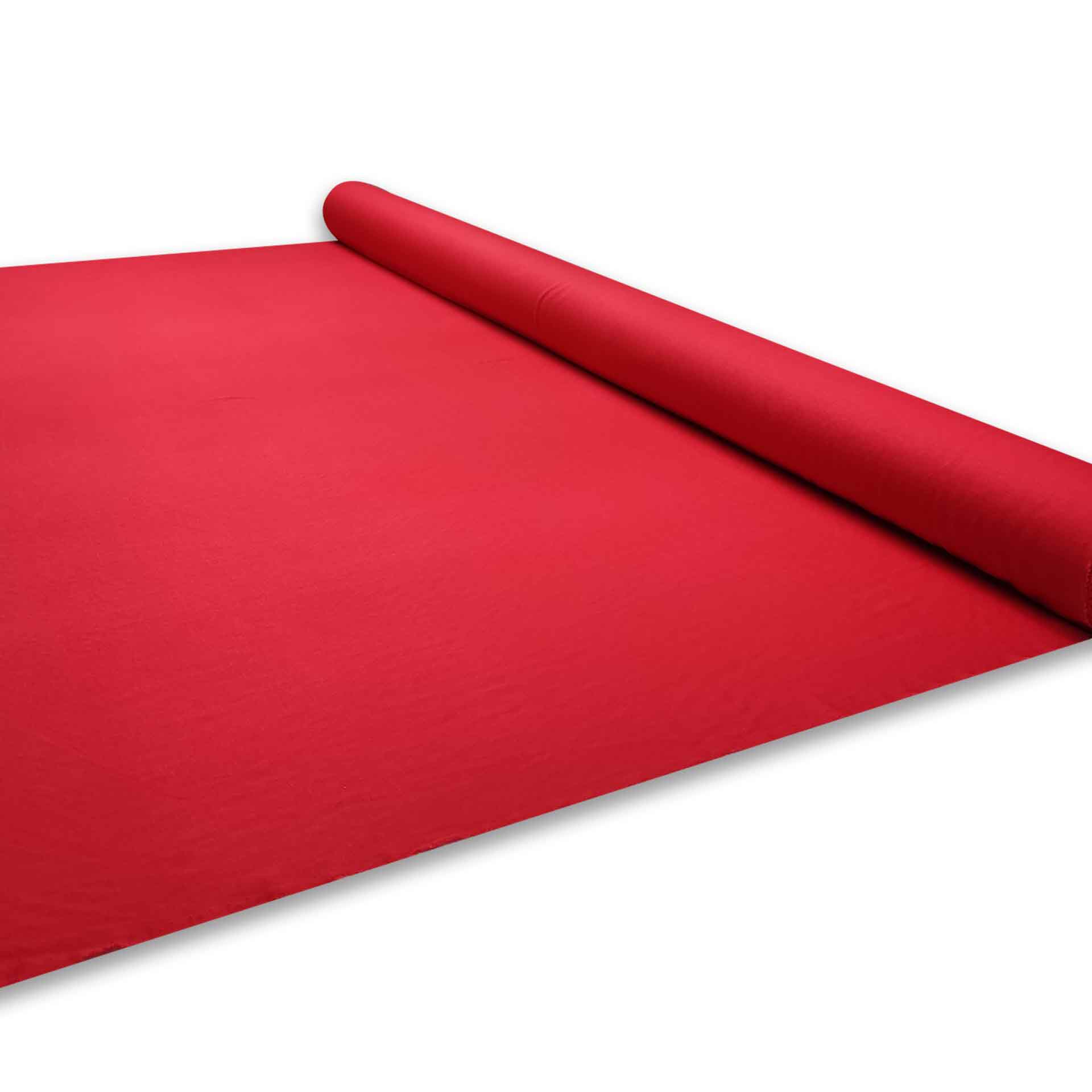 Cotone jersey linen rosso