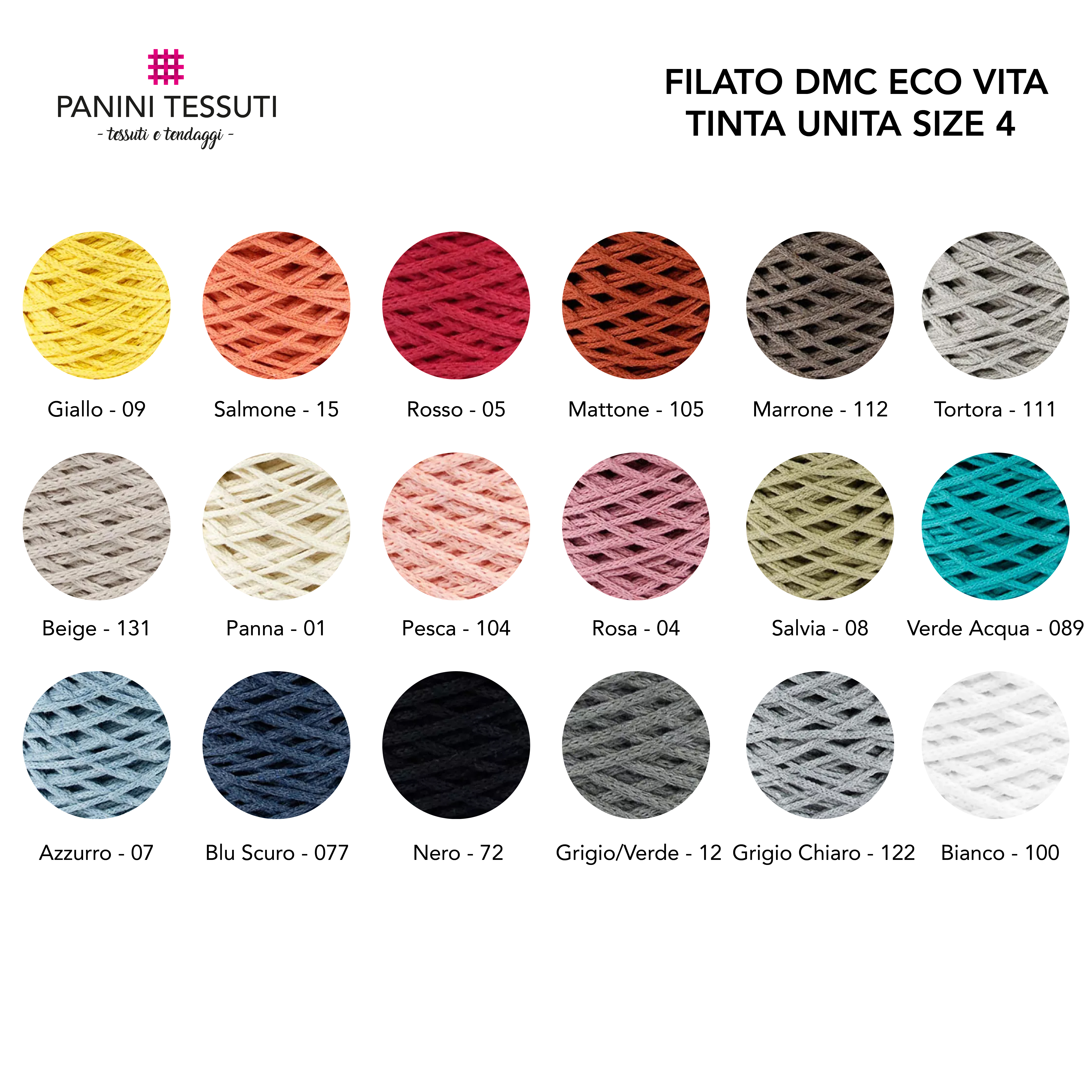 Filato DMC Eco Vita Size 4 Tinta Unita Image