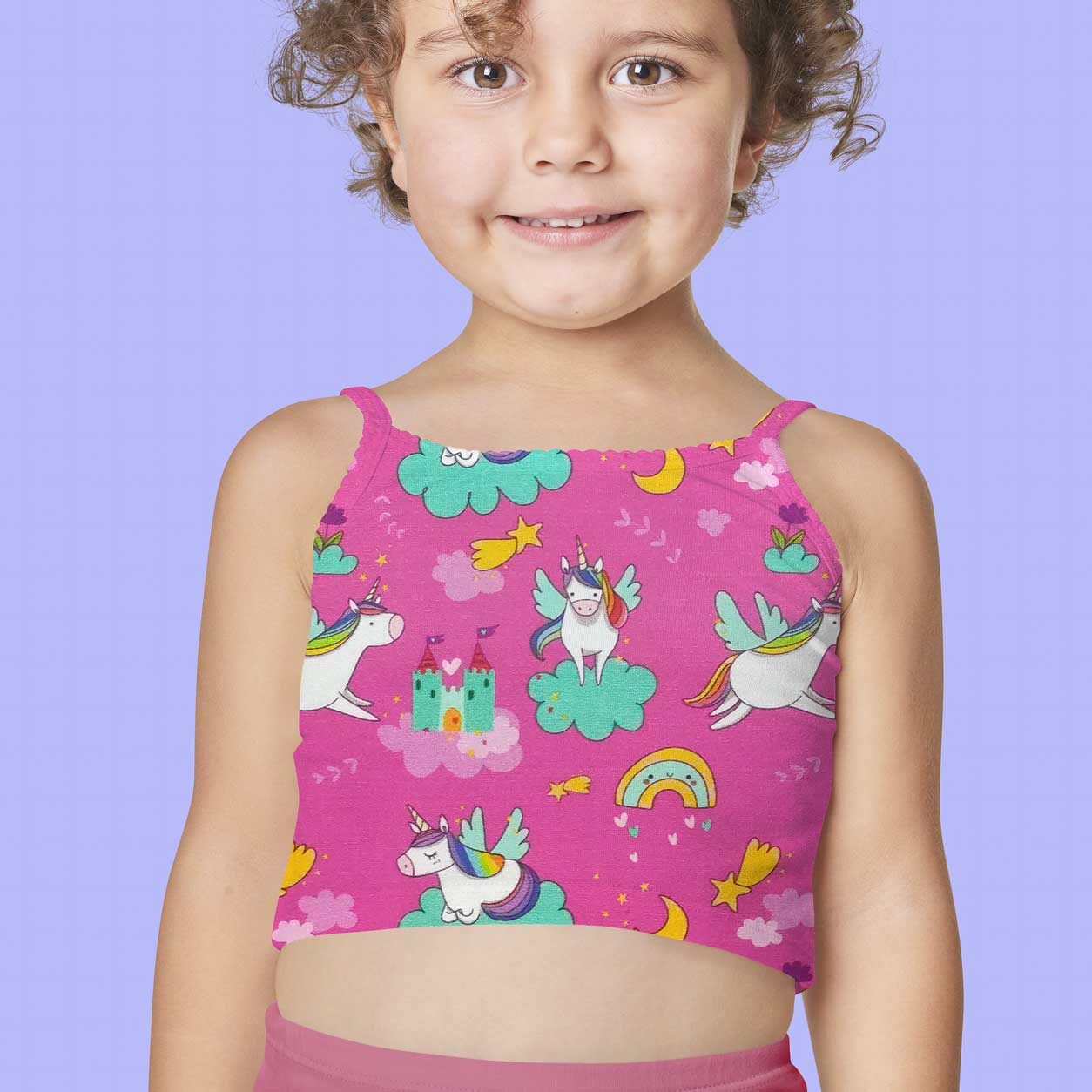 abbigliamento per bambini unicorni e castelli grandi rosa (1)