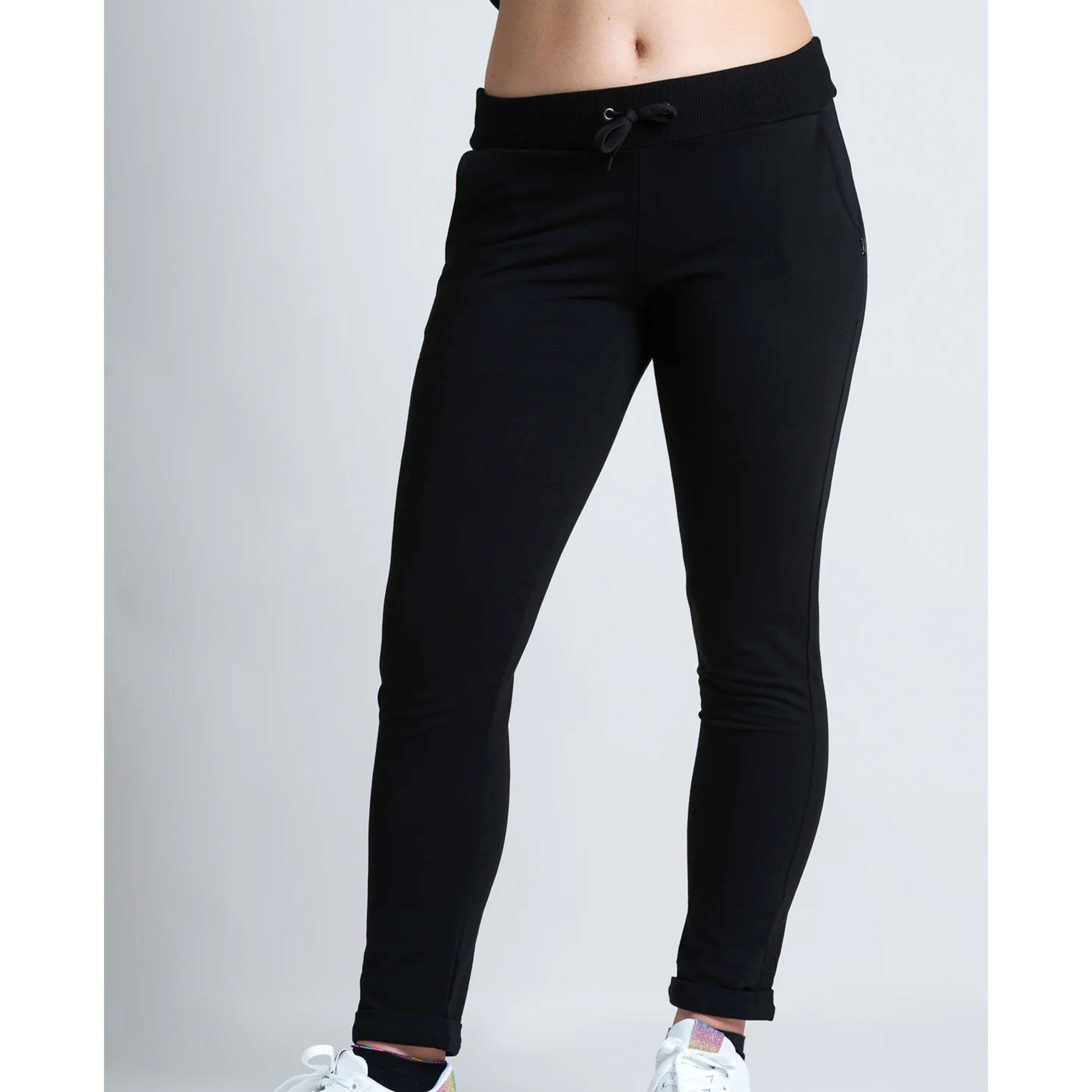 Pantalone Leggero Fresco Cotone Nero Image