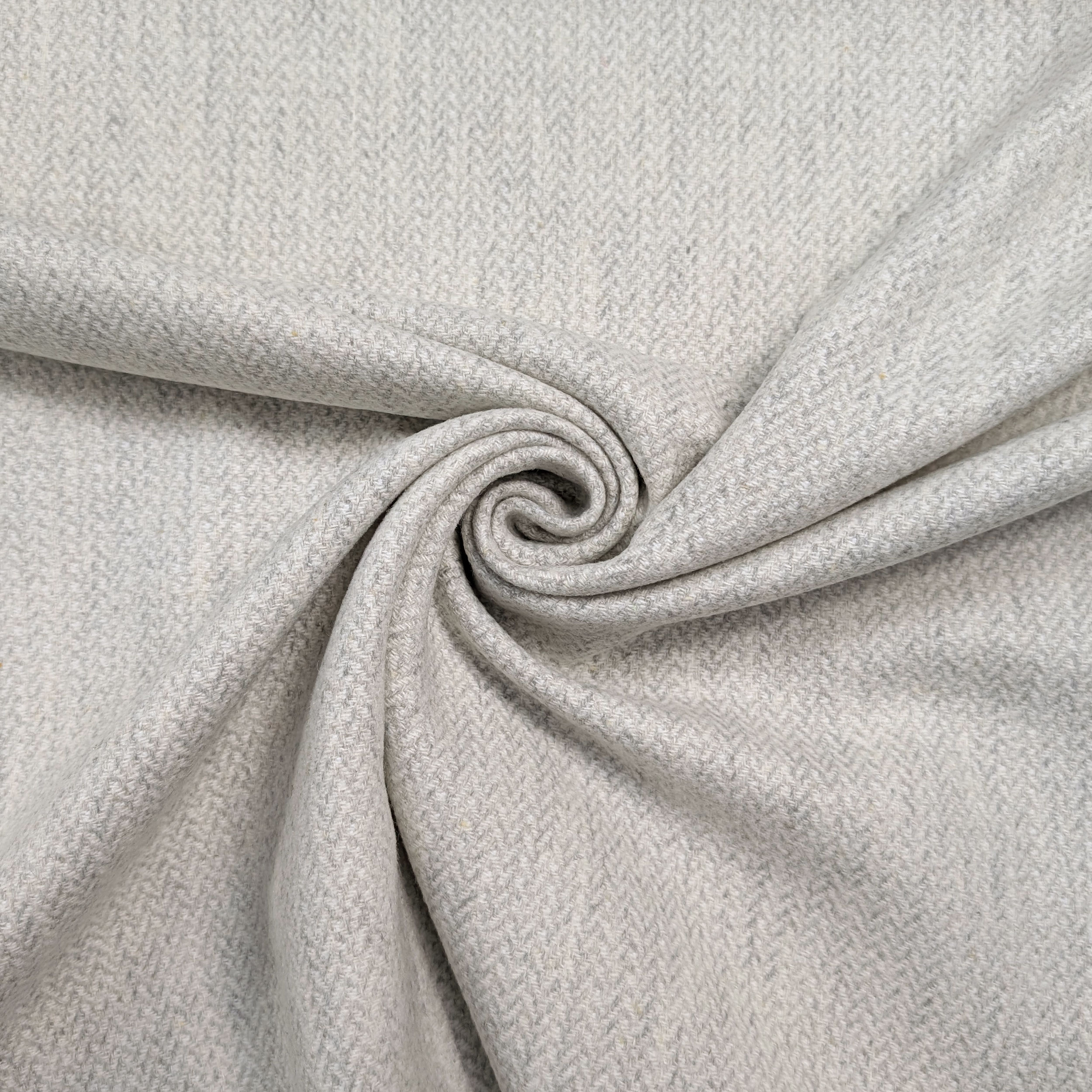 Jacquard Tweed Lana Bianco Lana Image
