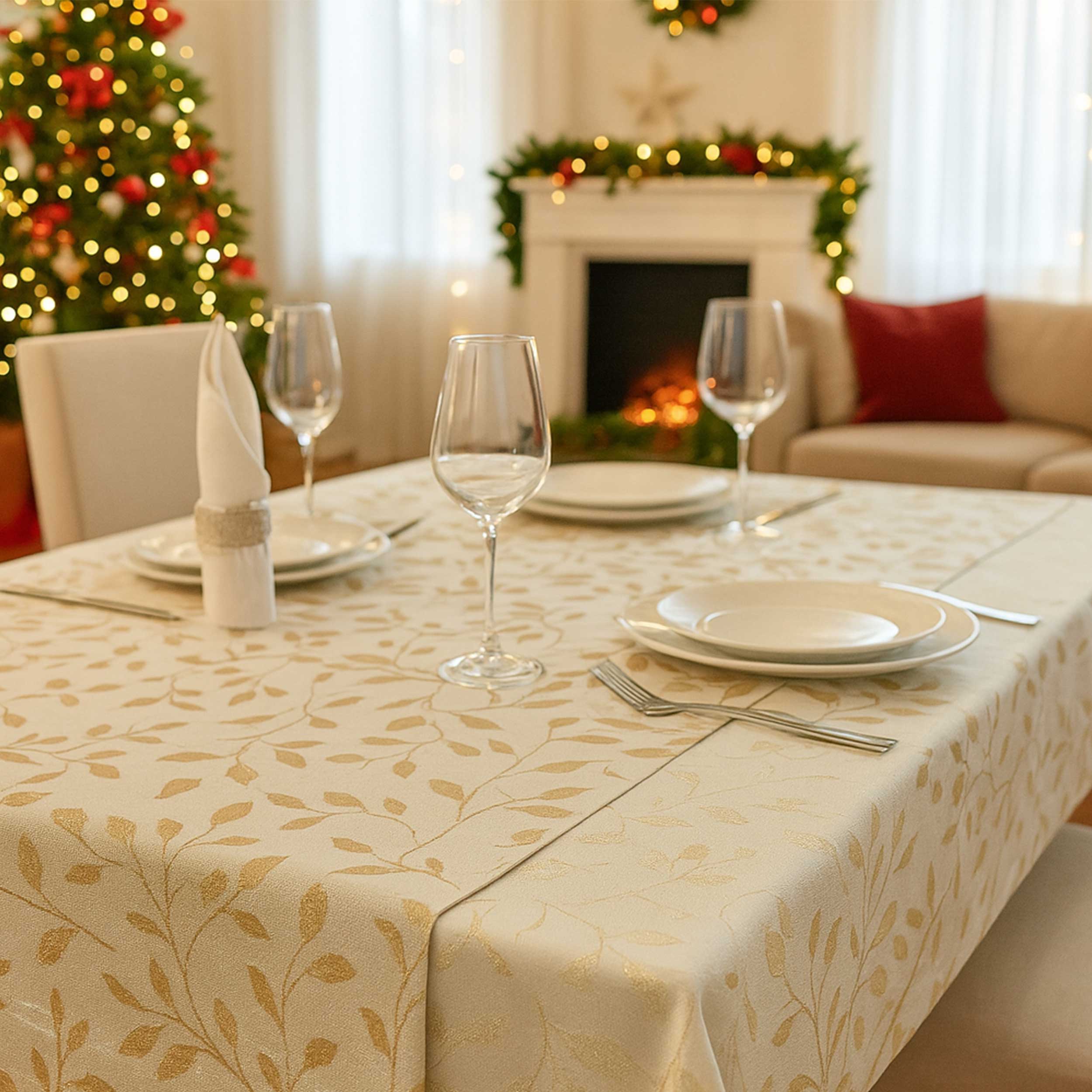 Jacquard Foglie Oro Image