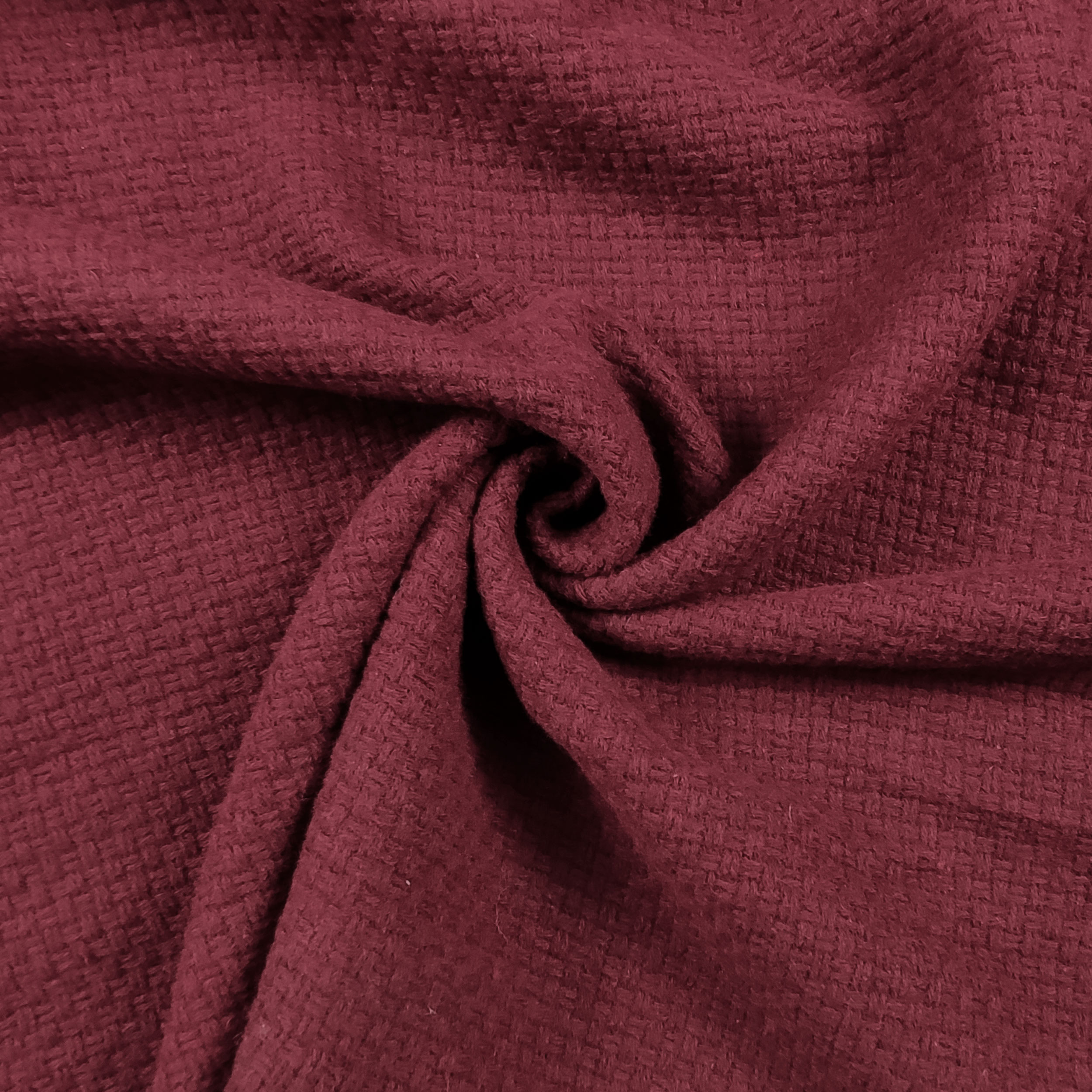 Maglia Bordeaux Intrecci Misto Cotone 