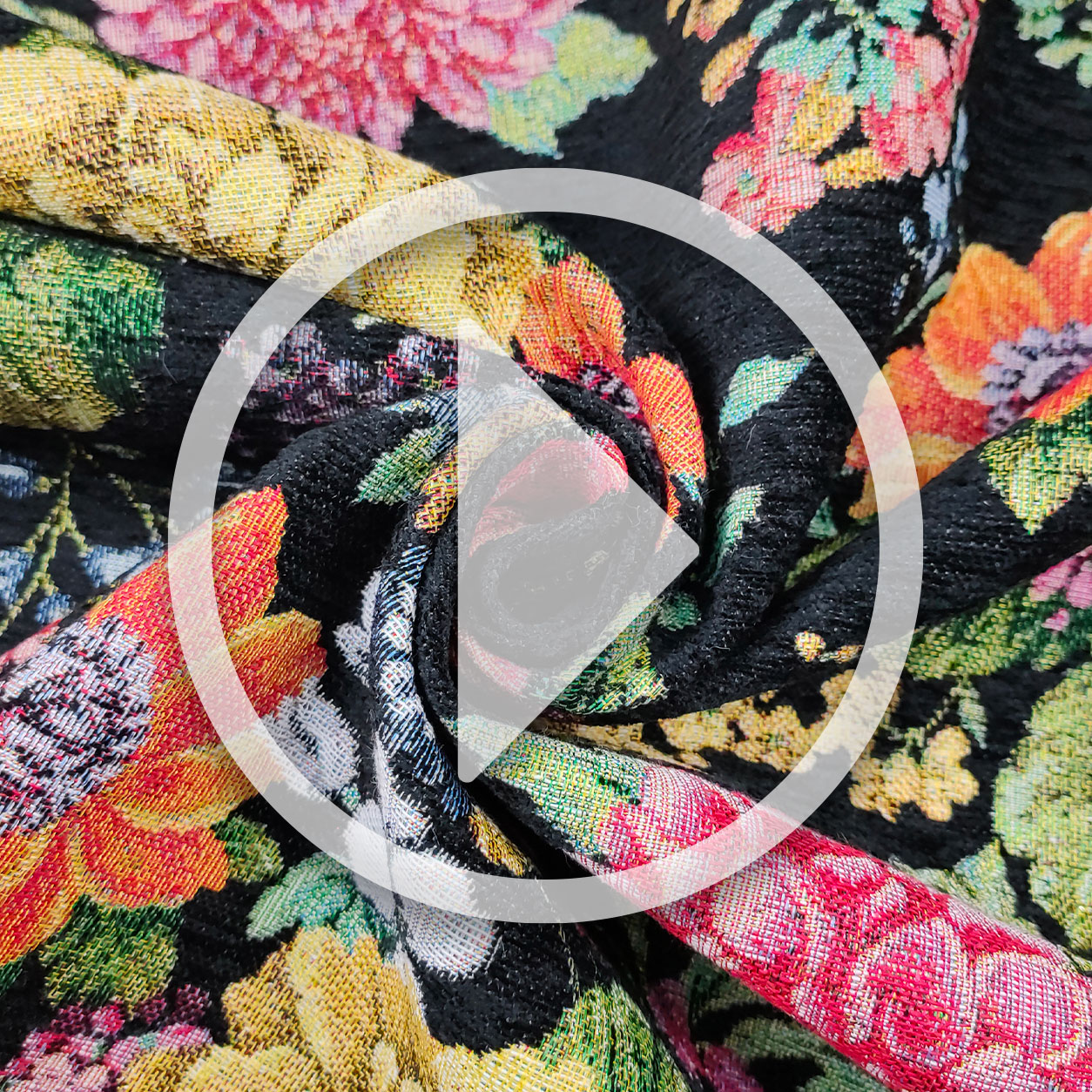 Gobelin Jacquard Cinigliato Sfondo Nero Image