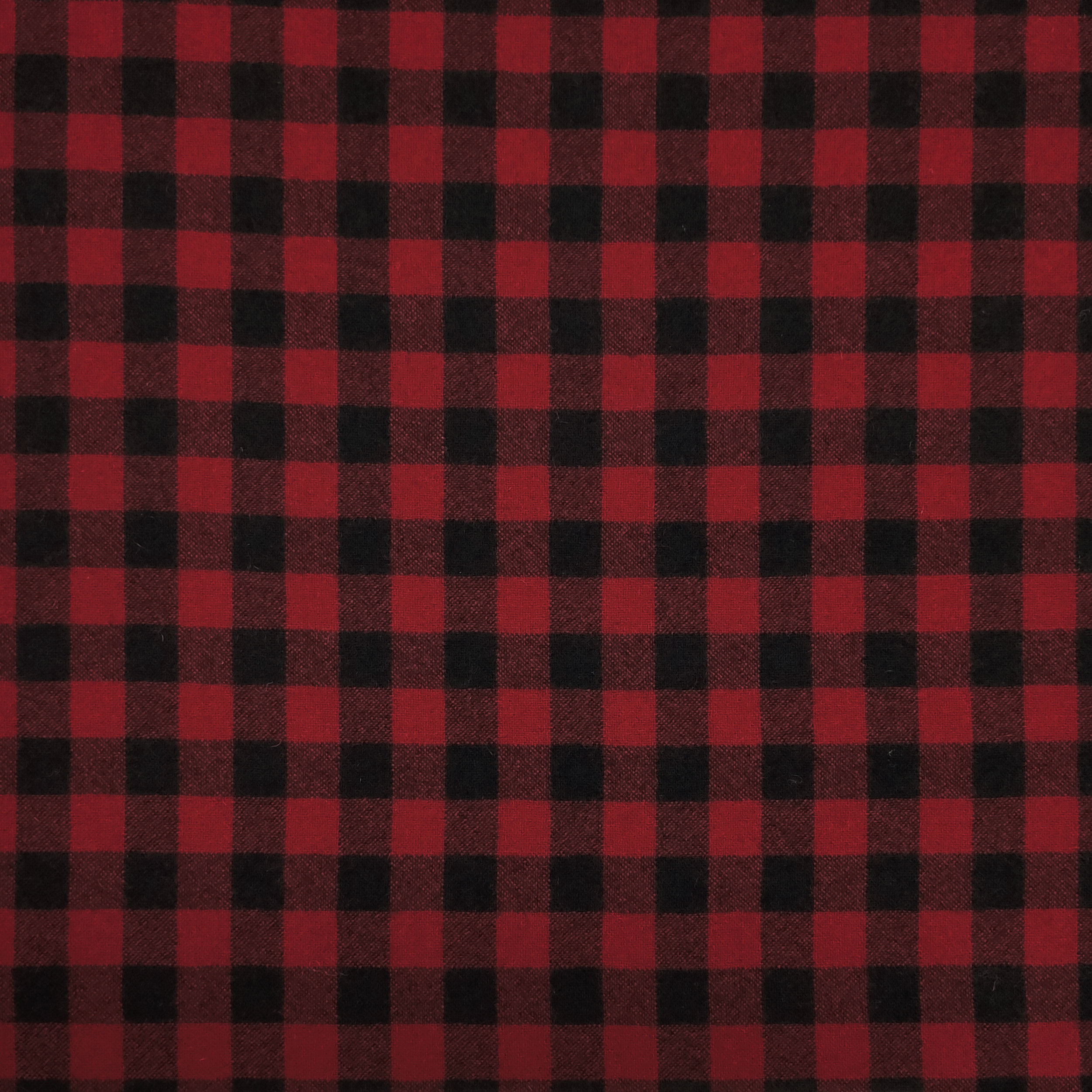 Flanella Quadretti Rosso e Nero