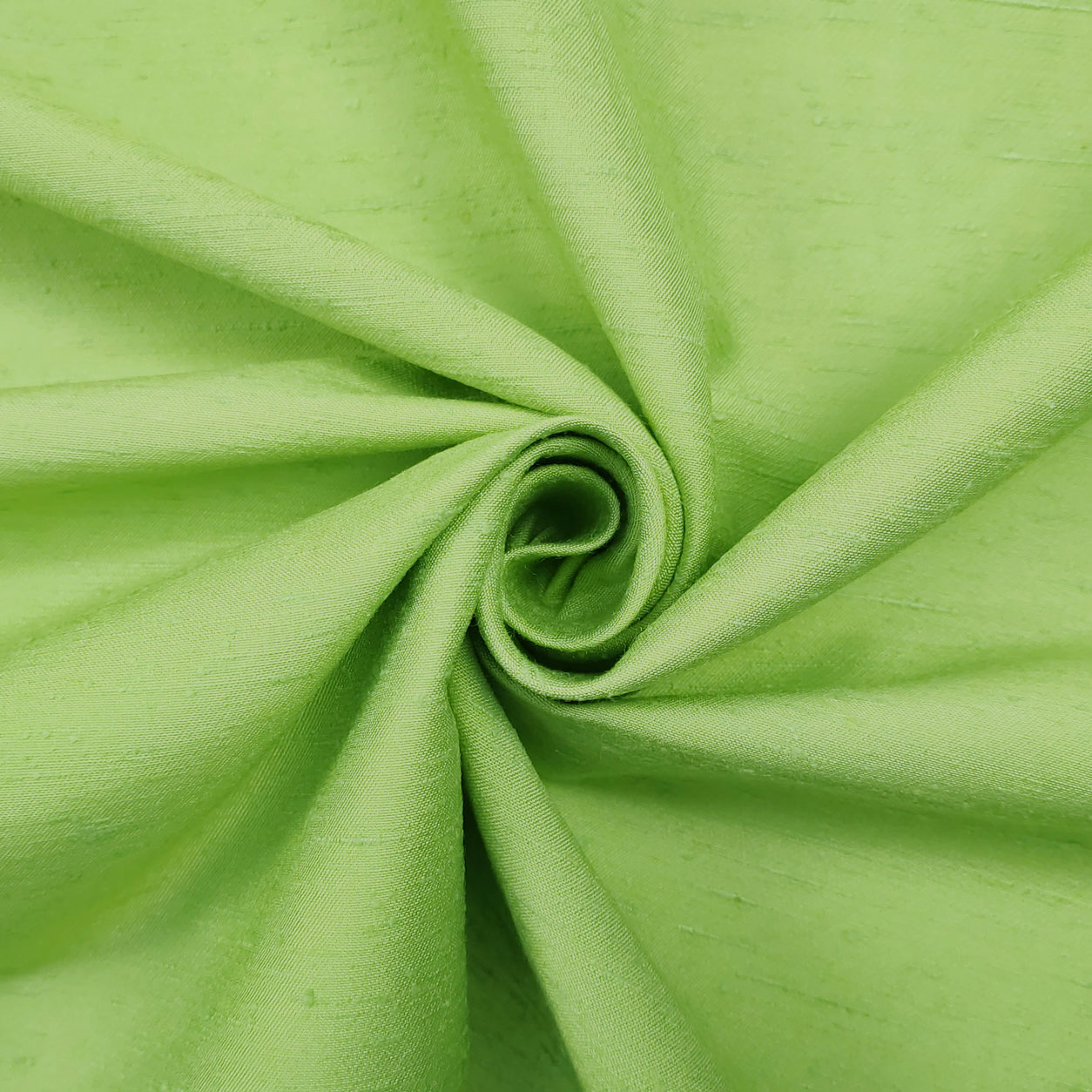 Tessuto Arredo Shantung Verde Pastello