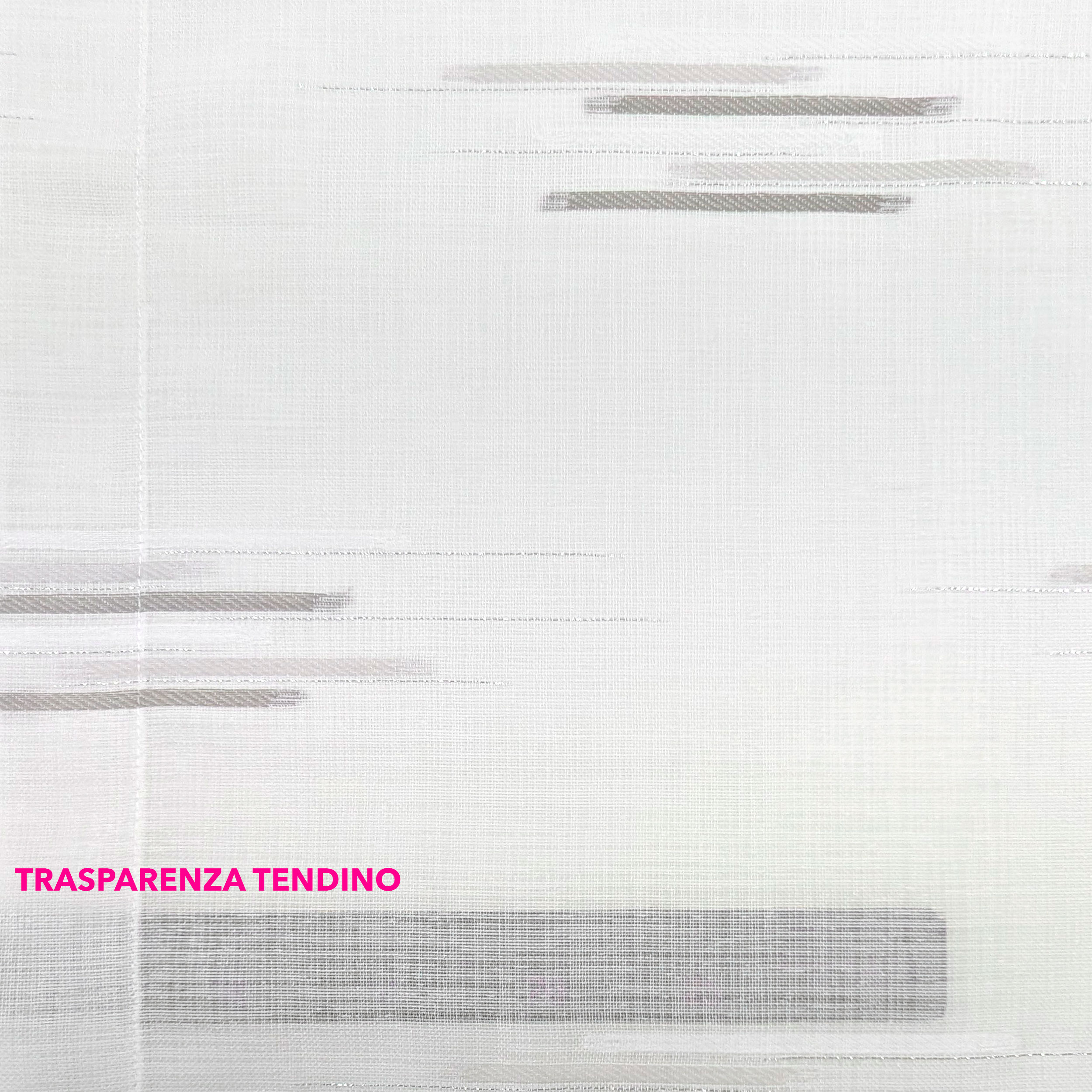 Tessuto Tendino Fantasia Righe Grigio con Lurex Image