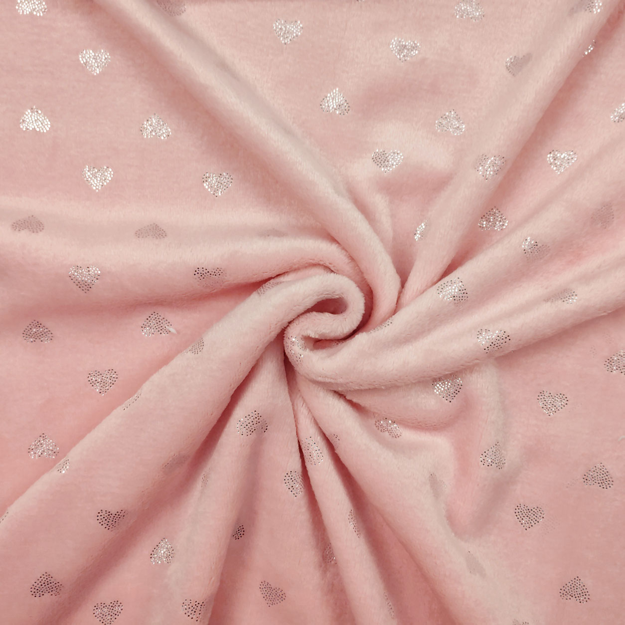 tessuto-di-pile-rosa-baby-con-cuoricini-strass-argento
