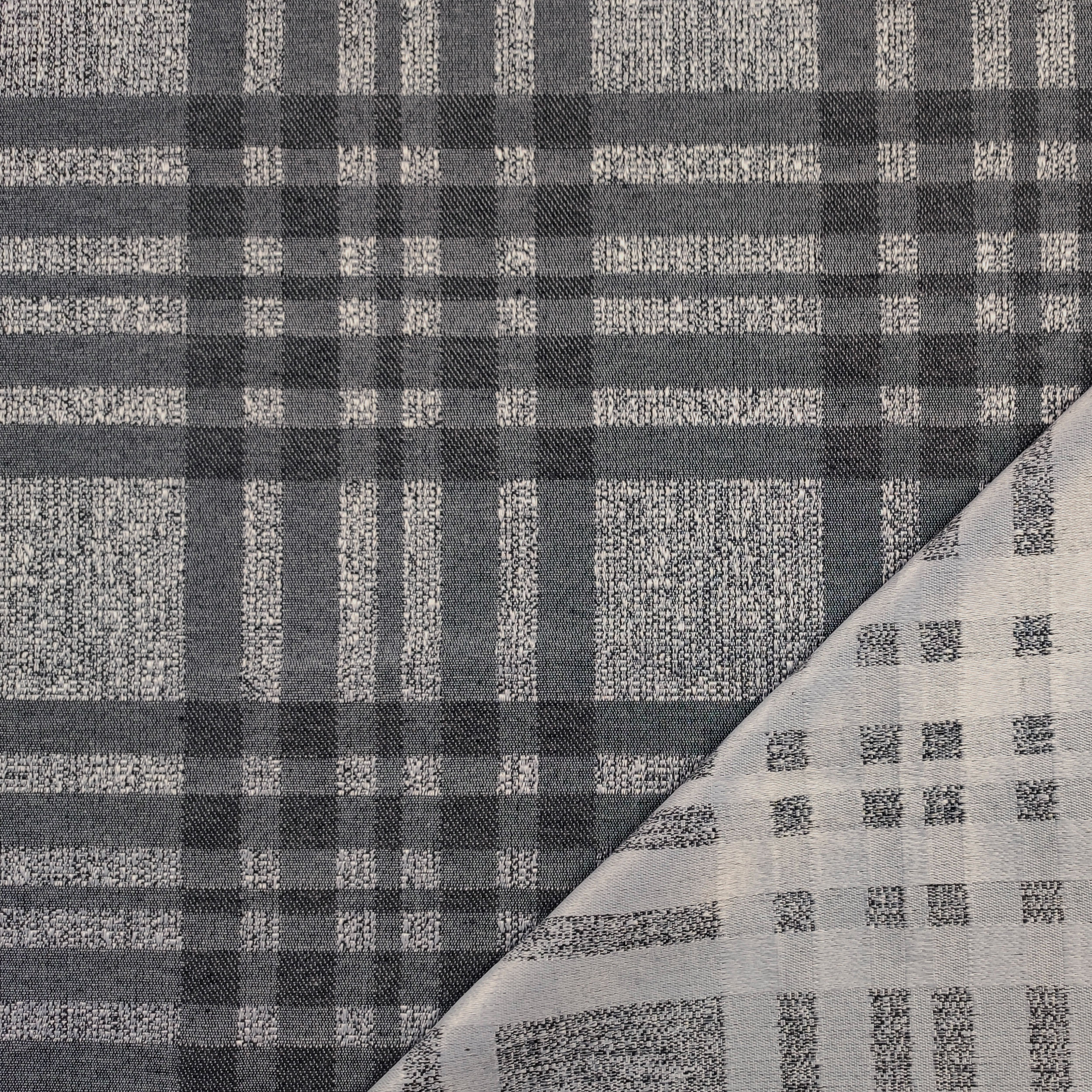 Tessuto Arredo Tartan Grigio Image