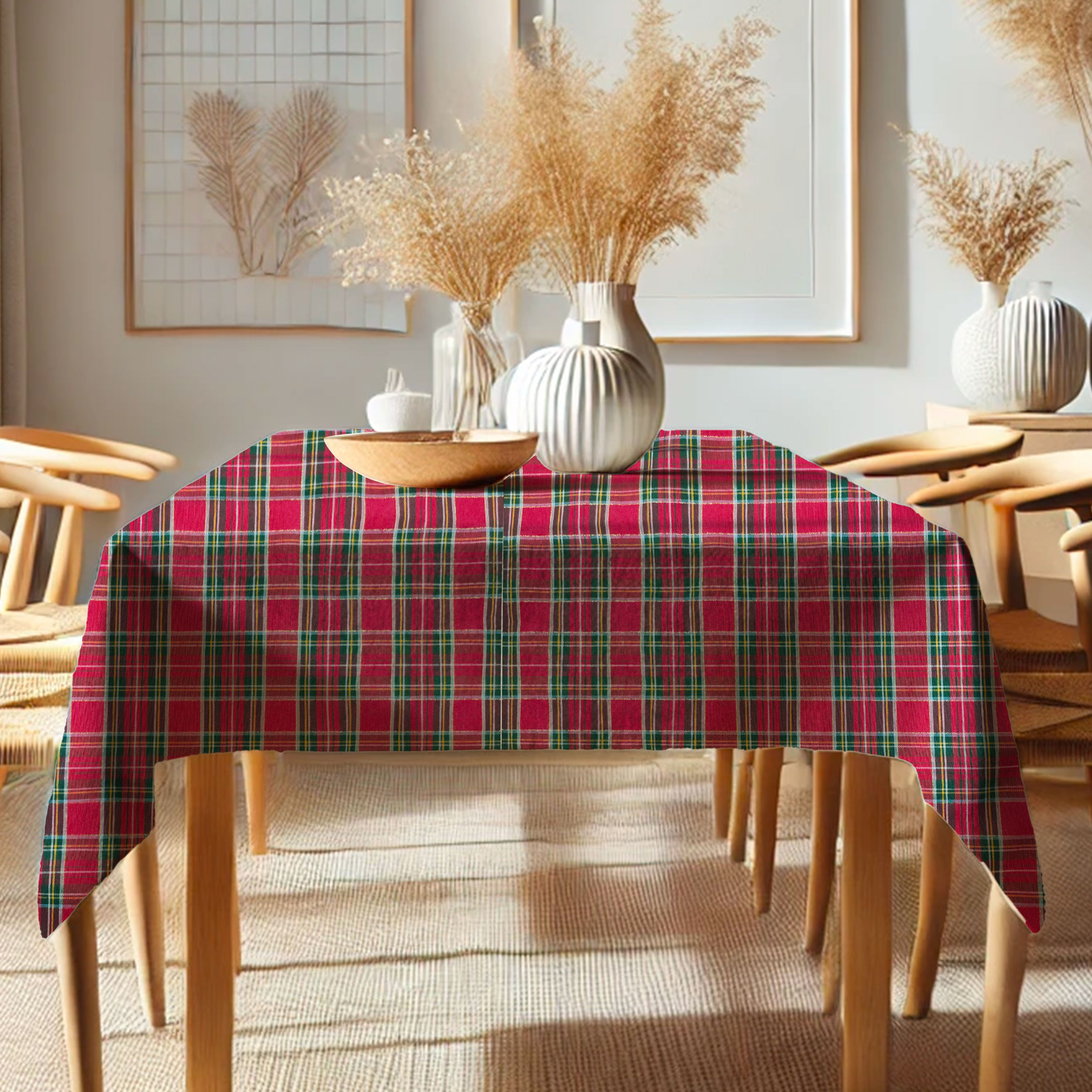 Tovaglia Confezionata Tartan Lurex