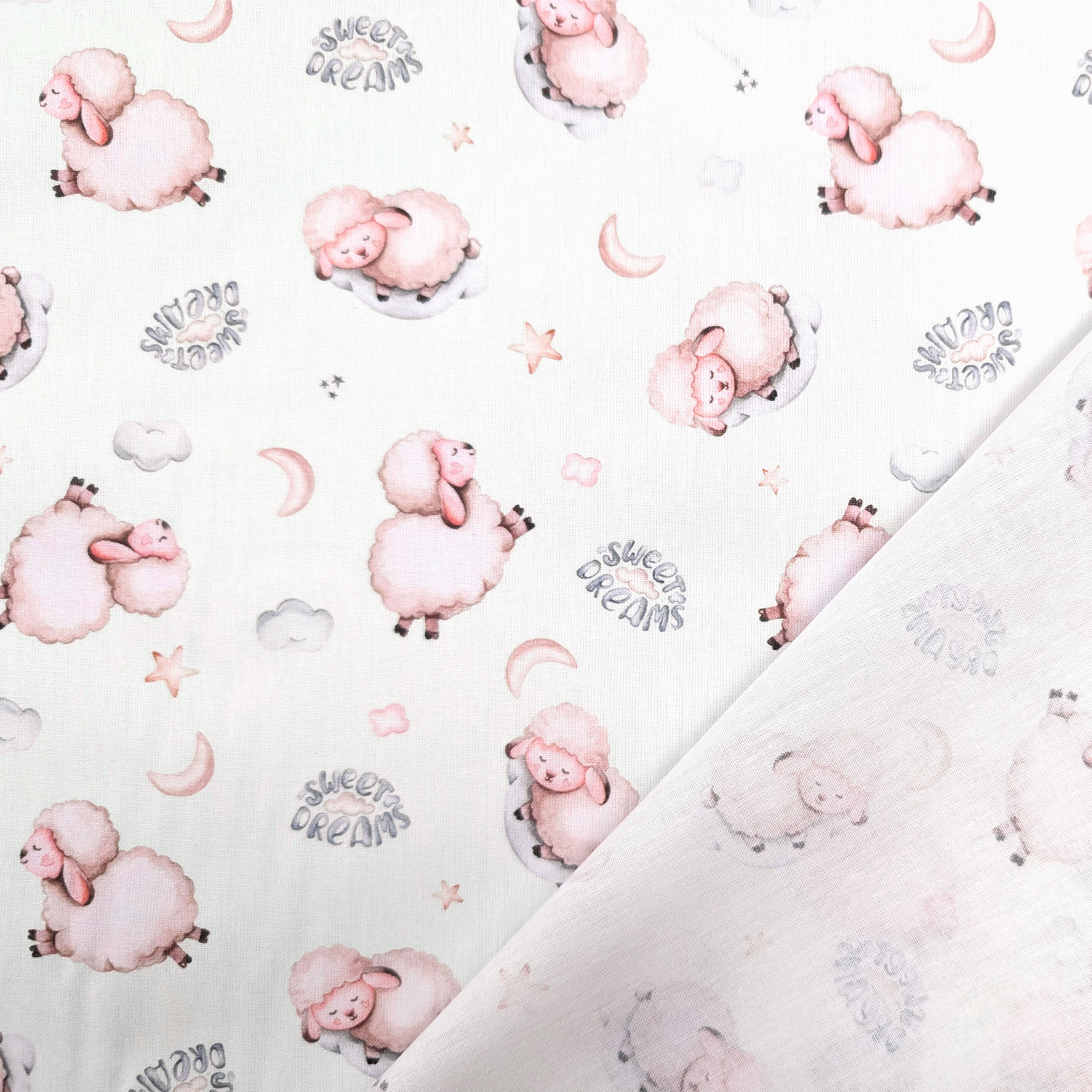 Cotone Percalle Pecorelle Sweet Dreams Image