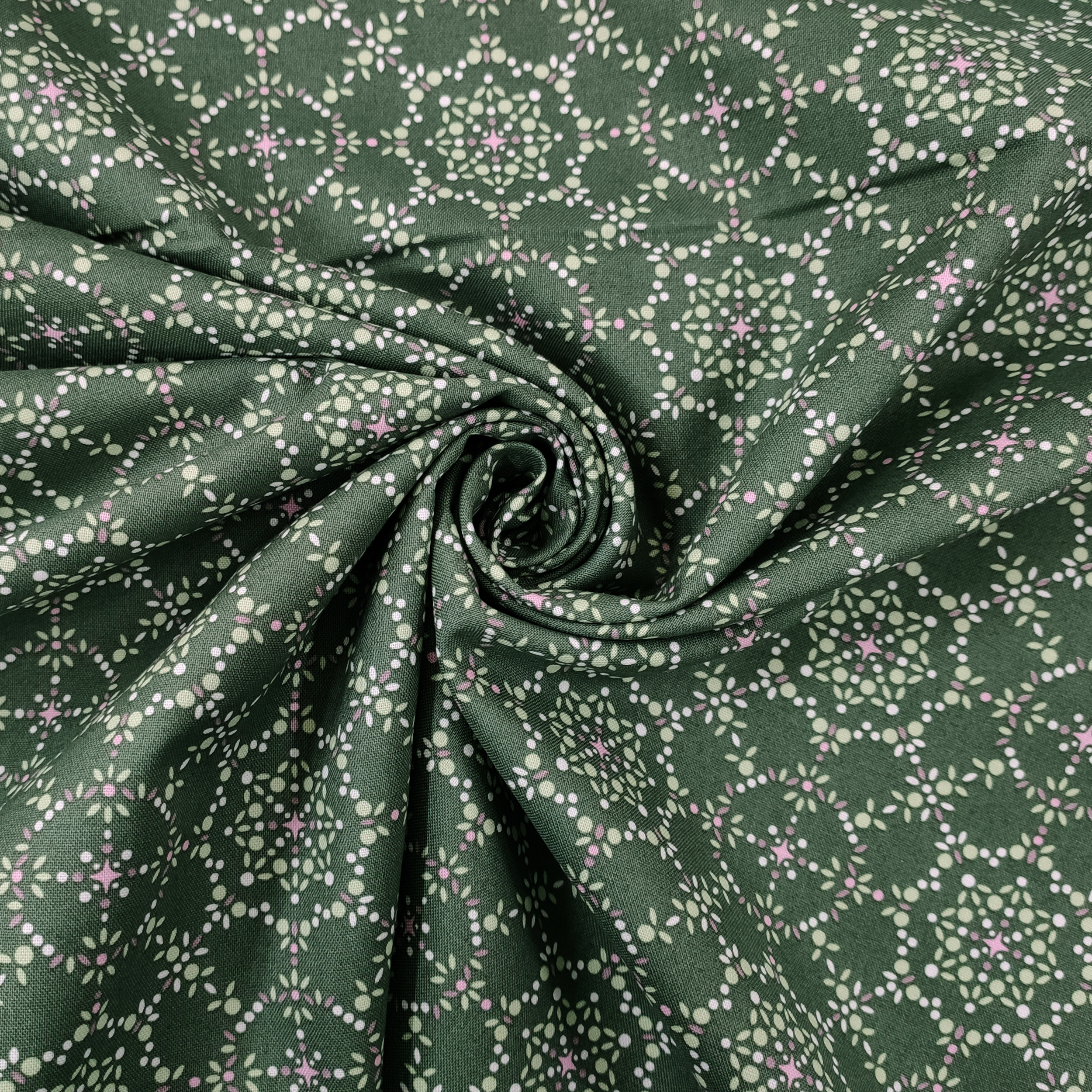 tessuti-cotone.gutermann-magici-pois-verde