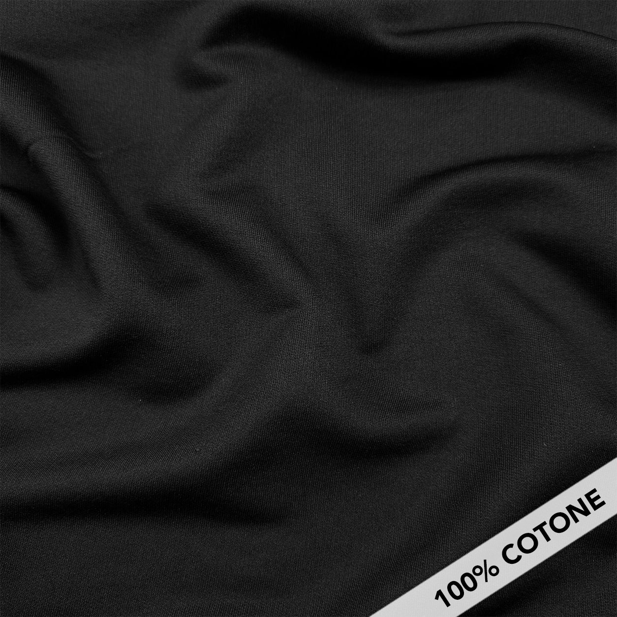 Felpa Cotone Estiva Nera Image