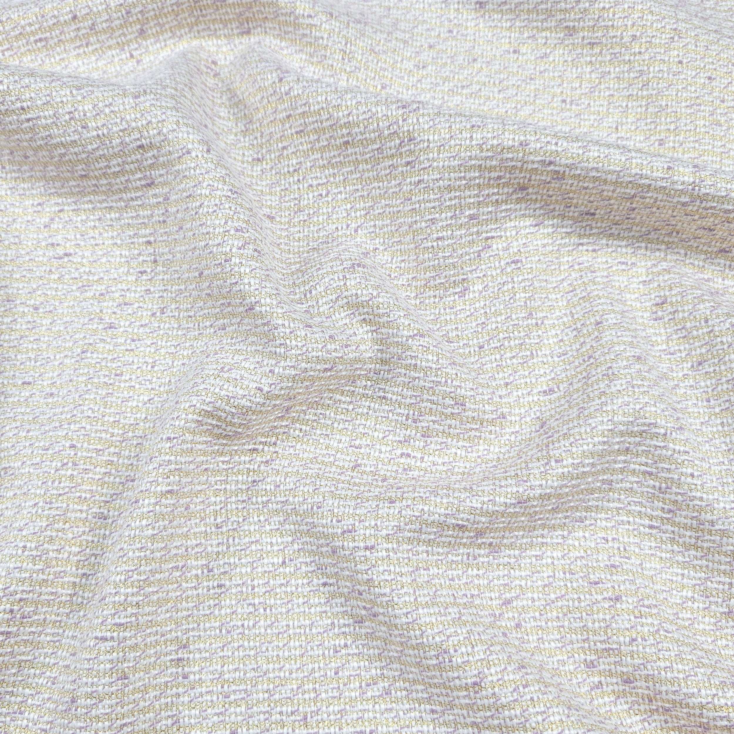 Tweed Lurex Lilla e Bianco Image