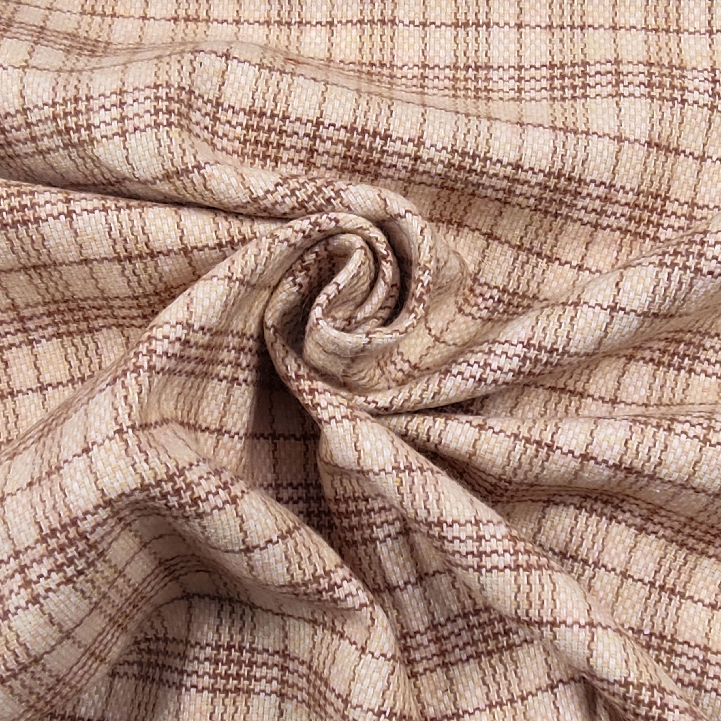 Scampolo Tartan Beige e Marrone