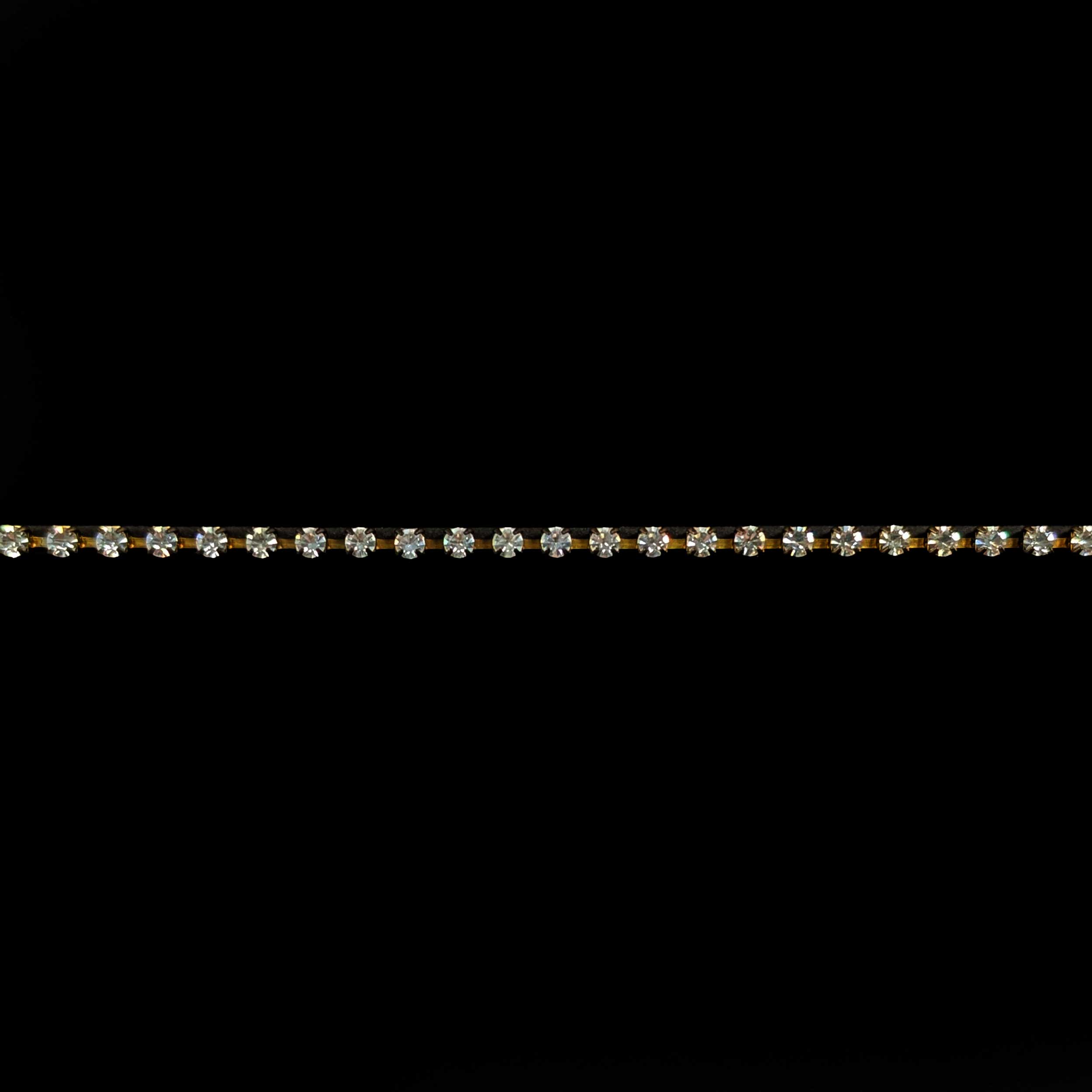 Catena Dorata con Strass Image