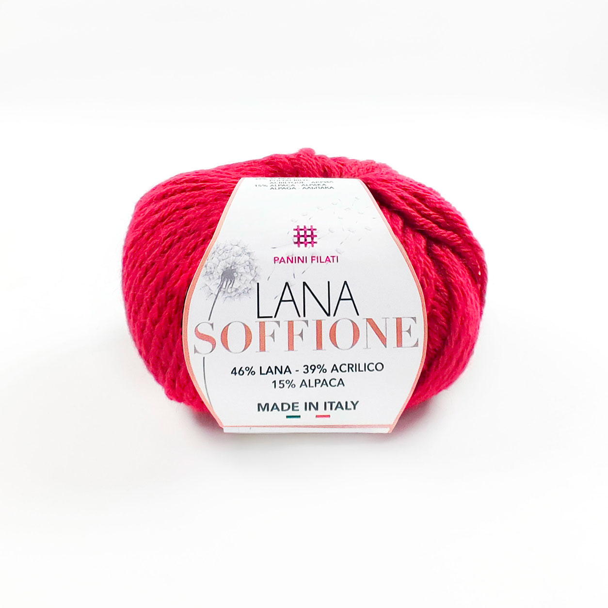 Gomitolo-di-Lana-Soffione-Rosso