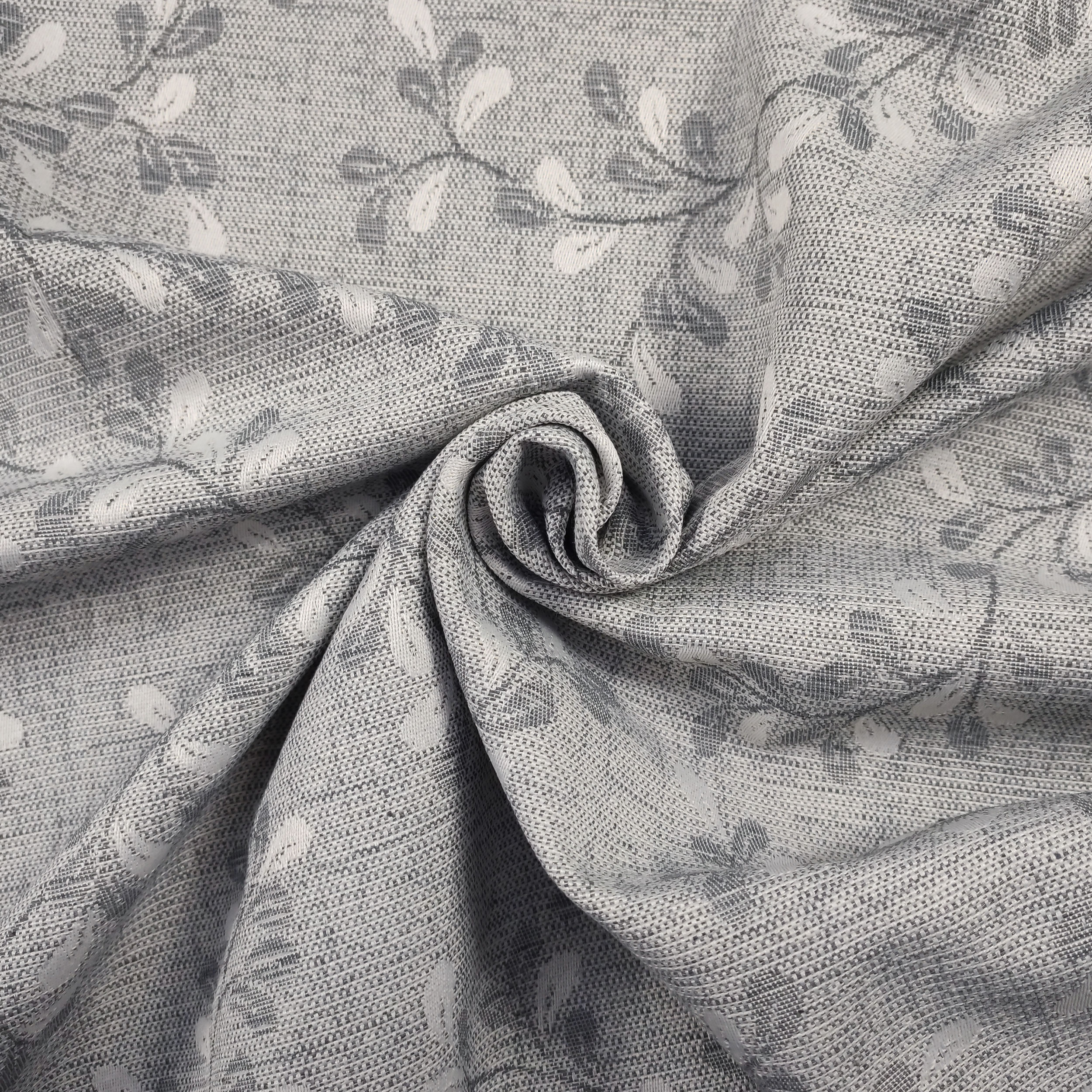Jacquard Foglie Grigie